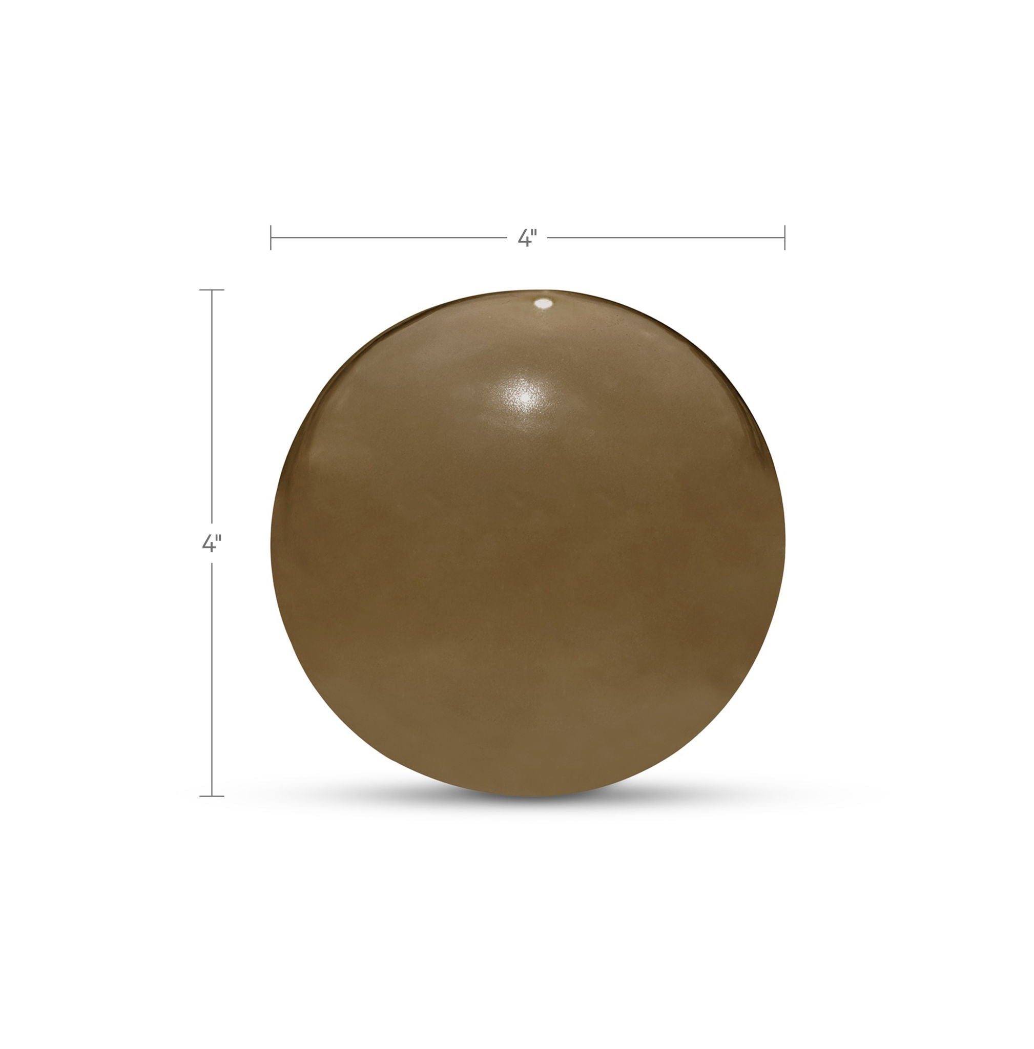 Bonn - Cast Glass Decorative Object - Light Smoky Brown - Image 3