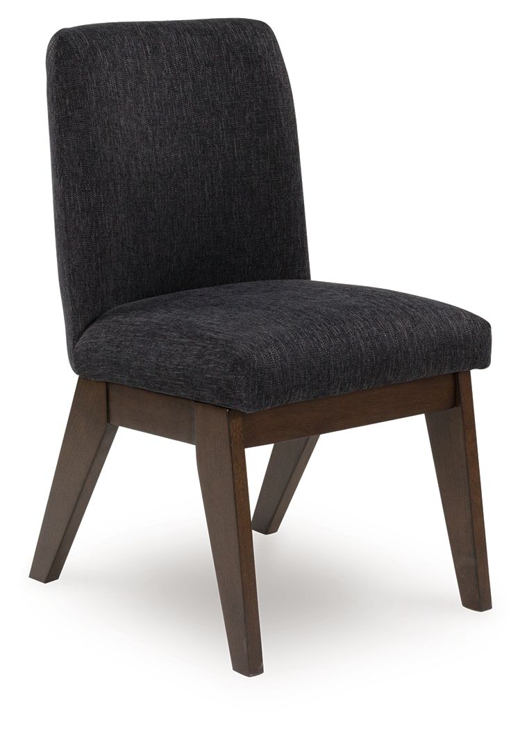 Dilenno - Dining Upholstered Side Chair (Set of 2) - Dark Brown - Image 1