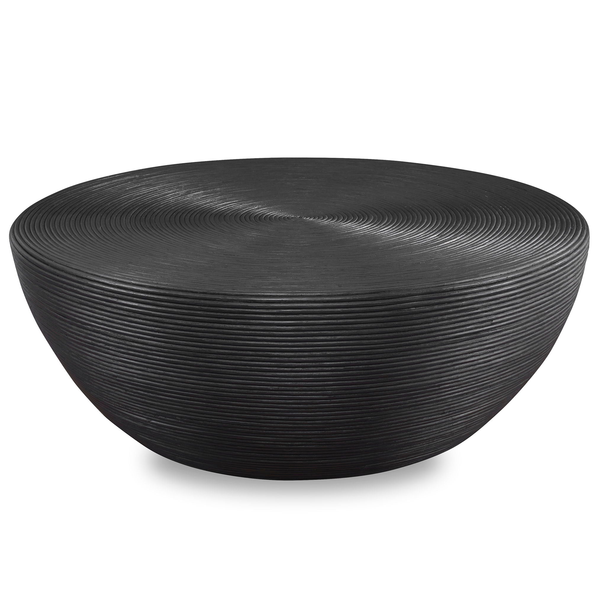 Bongo – Rattan Coffee Table – Black