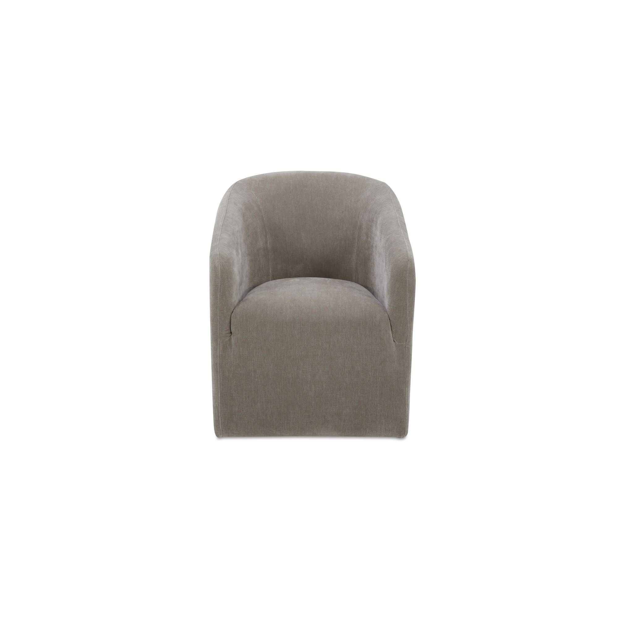Sandy - Rolling Dining Chair - Taupe - Image 1