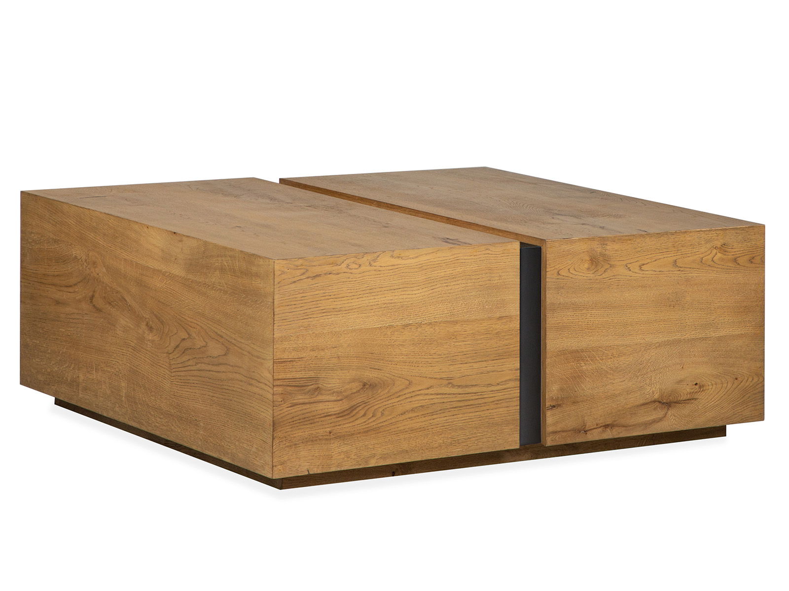 Ripley - Square Cocktail Table With Casters - Rustic Caramel - Image 1