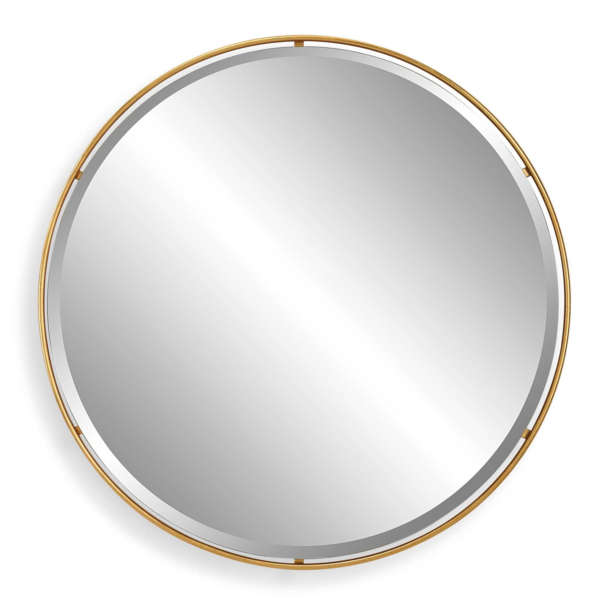 Canillo - Round Mirror - Gold - Image 1