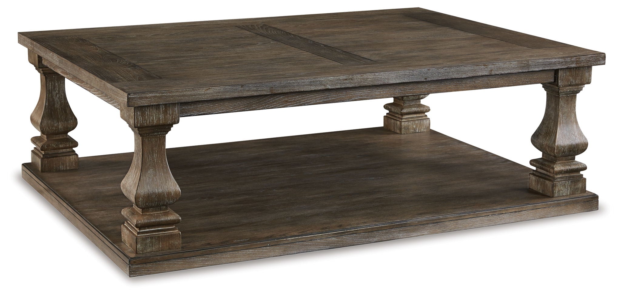 Johnelle – Rectangular Cocktail Table – Gray