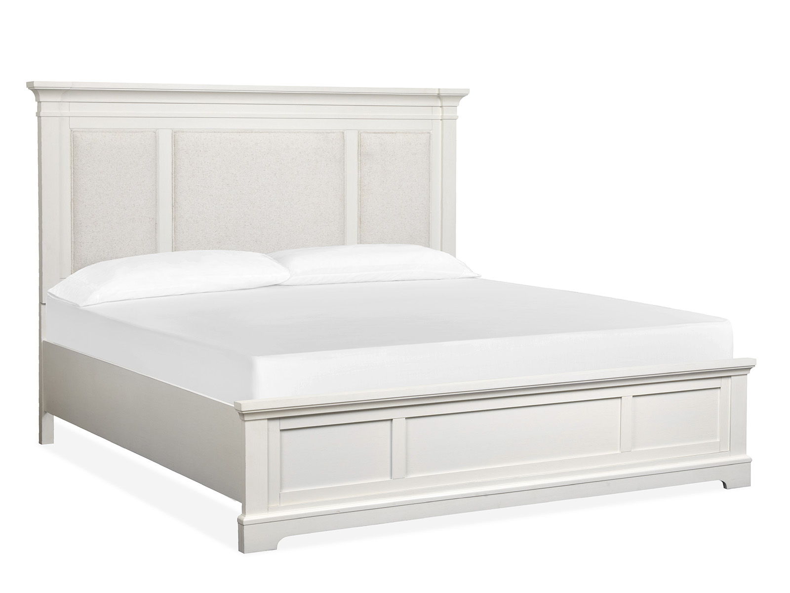 Kingston – Complete Panel Bed With Upholstered Headboard