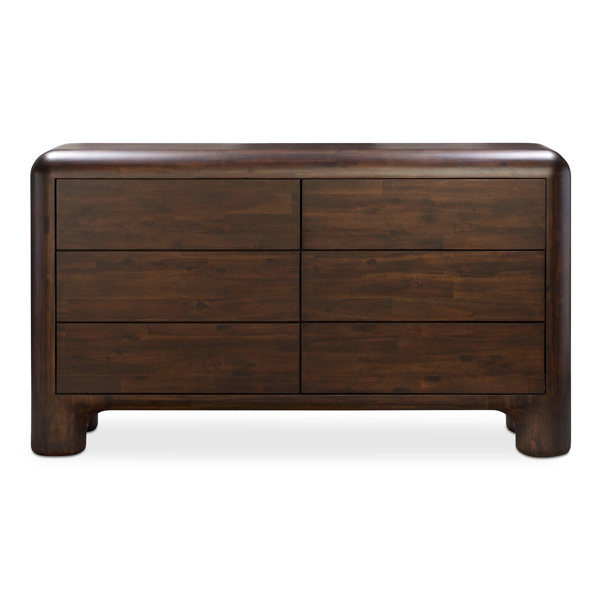 Rowan – 6 Drawer Dresser – Walnut