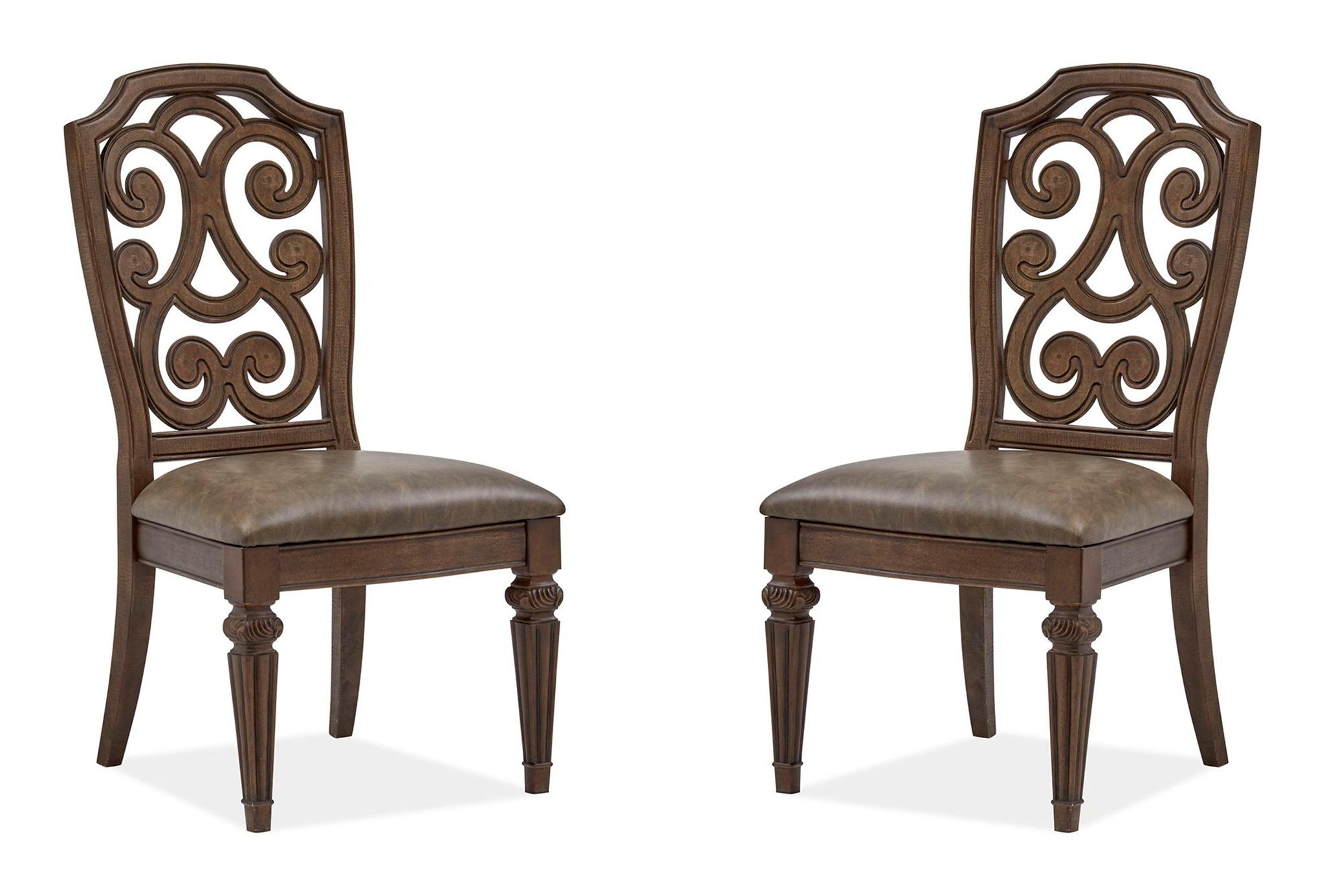 Durango - Wood Dining Side Chair With Upholstered Seat (Set of 2) - Willadeene Brown - Image 1
