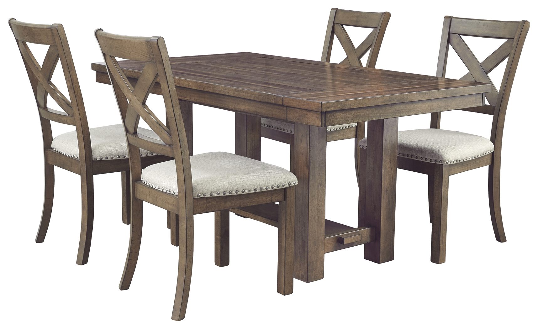 Moriville - Rectangular Dining Room Extension Table - Grayish Brown - Image 1