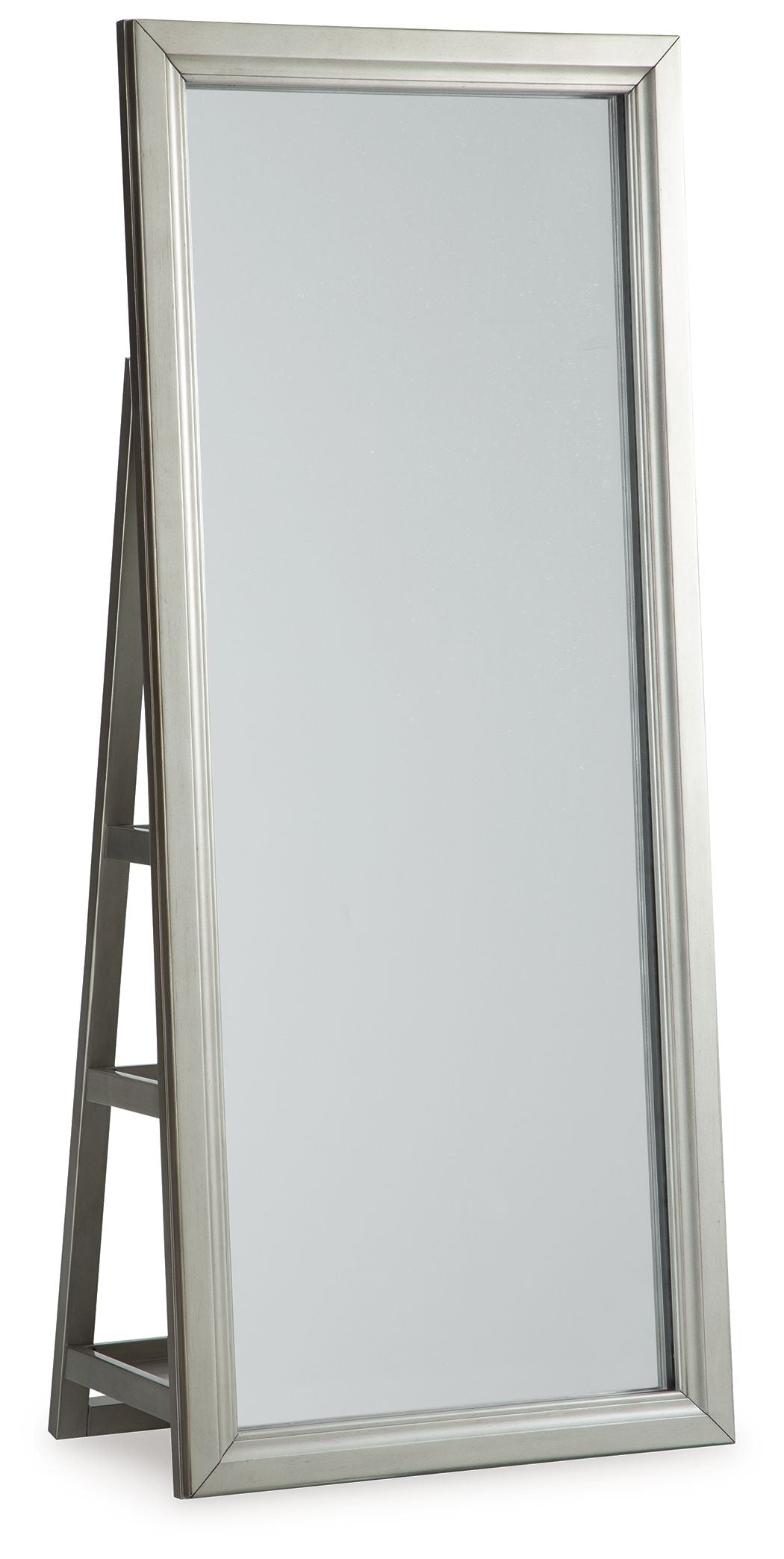 Evesen – Floor Standing Mirror With Storage – Champagne