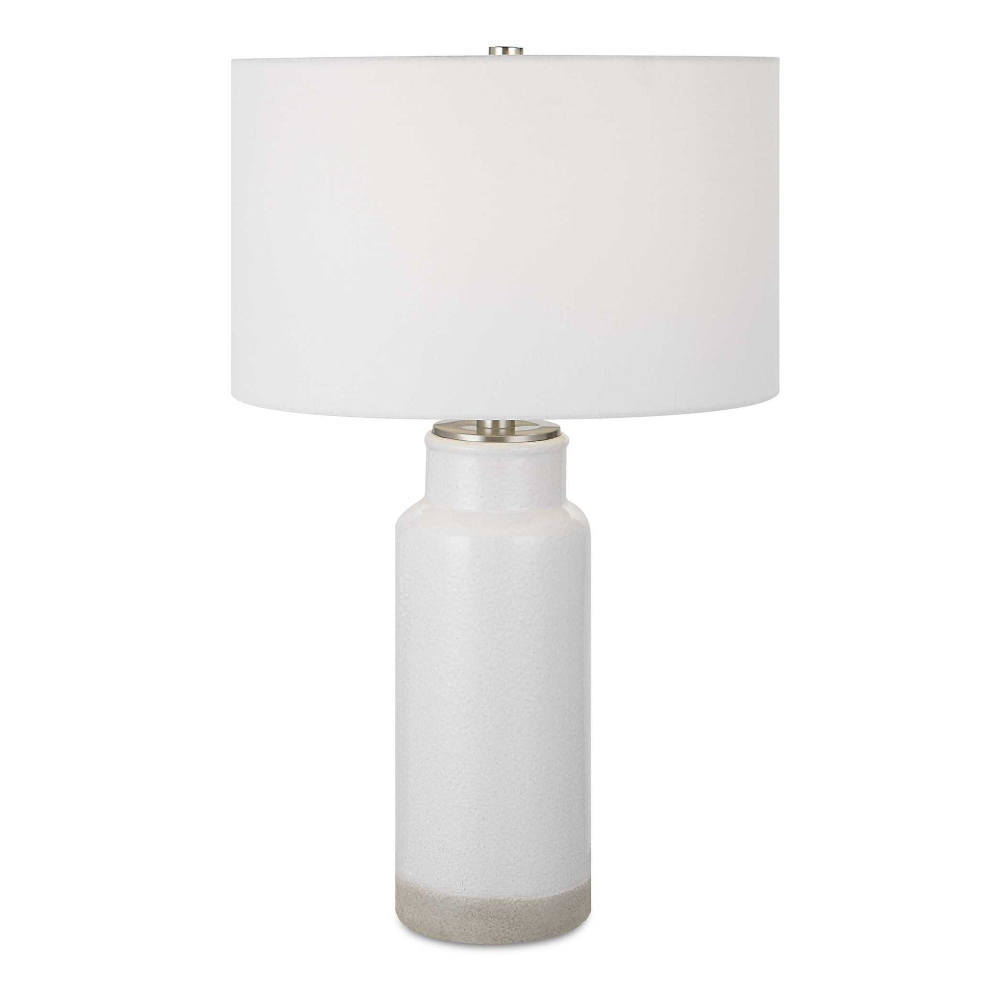 Albany – Farmhouse Table Lamp – White