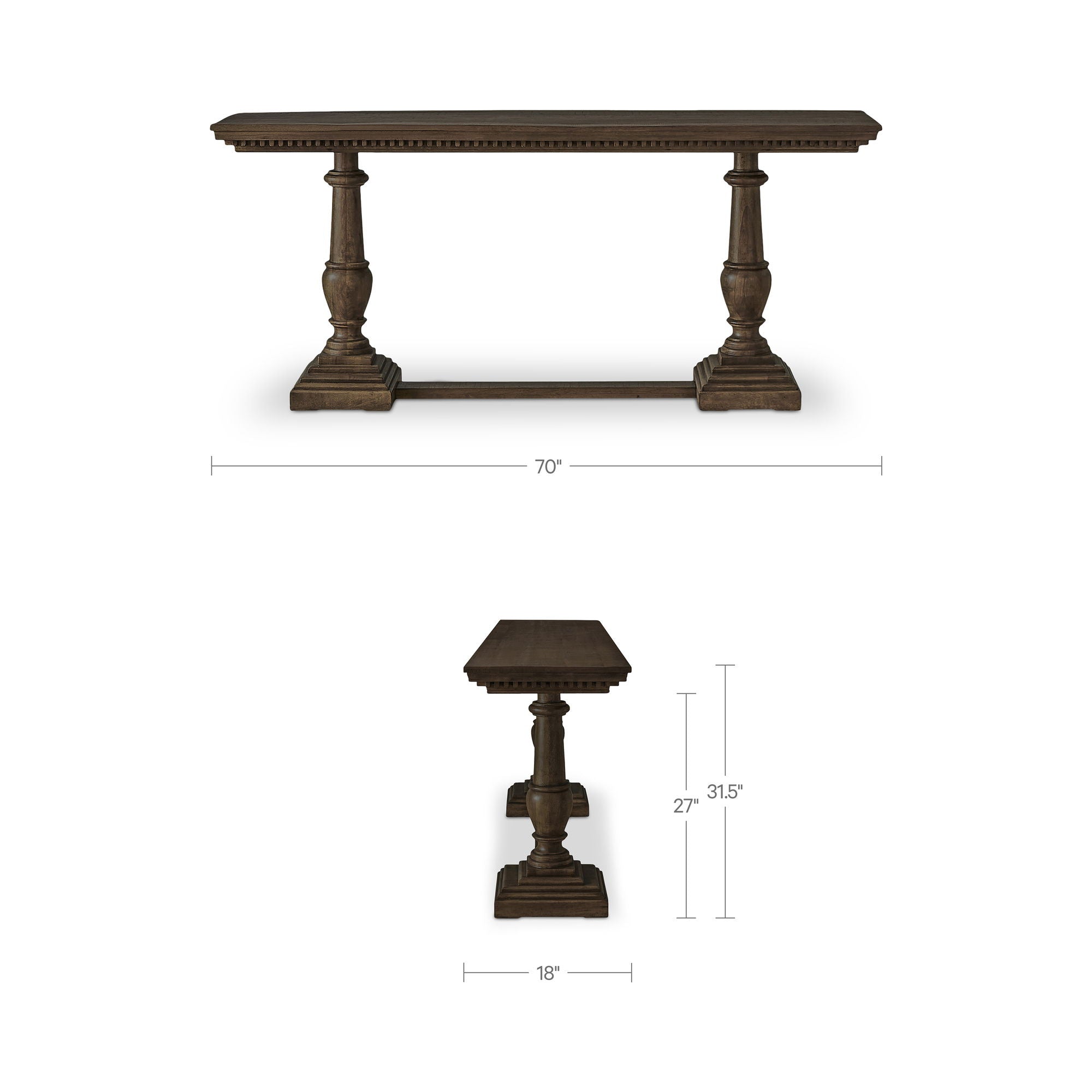 Everson - Console Table - Brown - Image 3