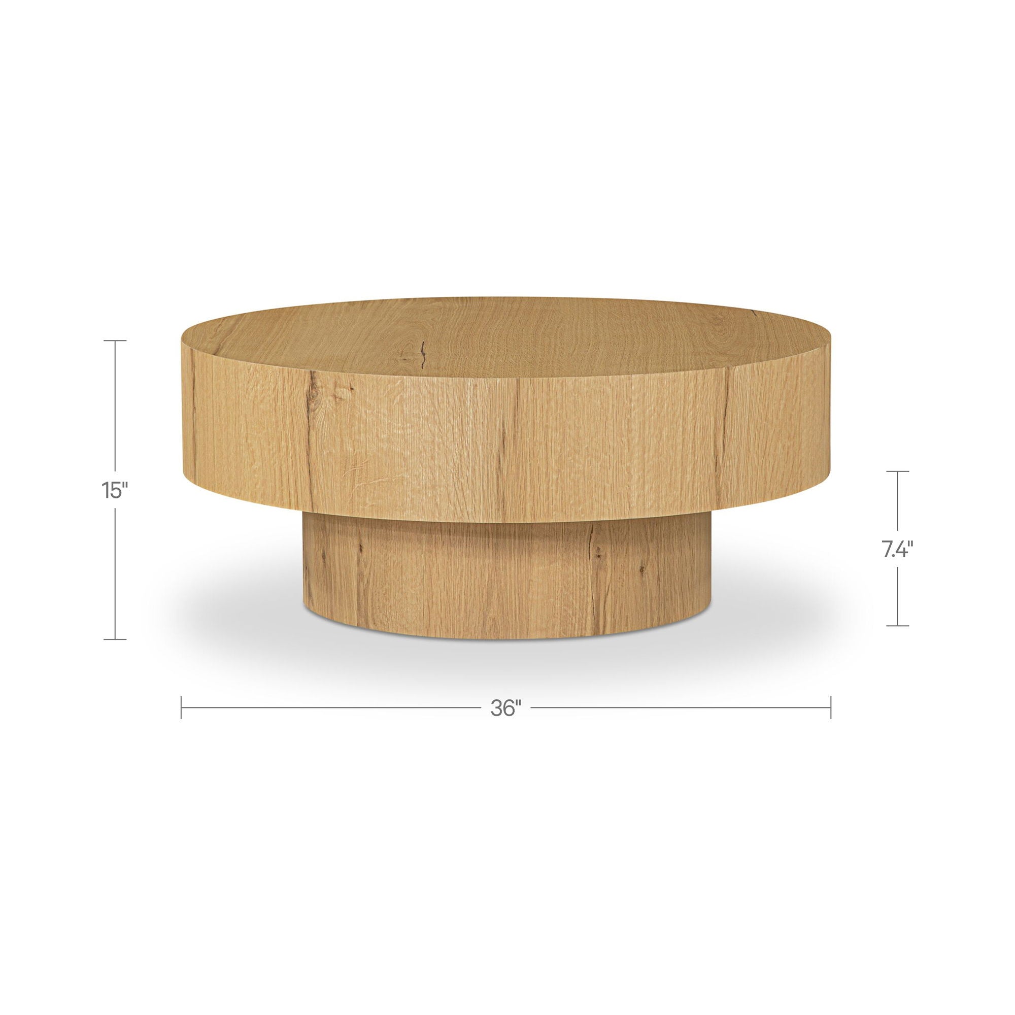 Corey - Coffee Table Rustic - Oak / Natural - Image 2