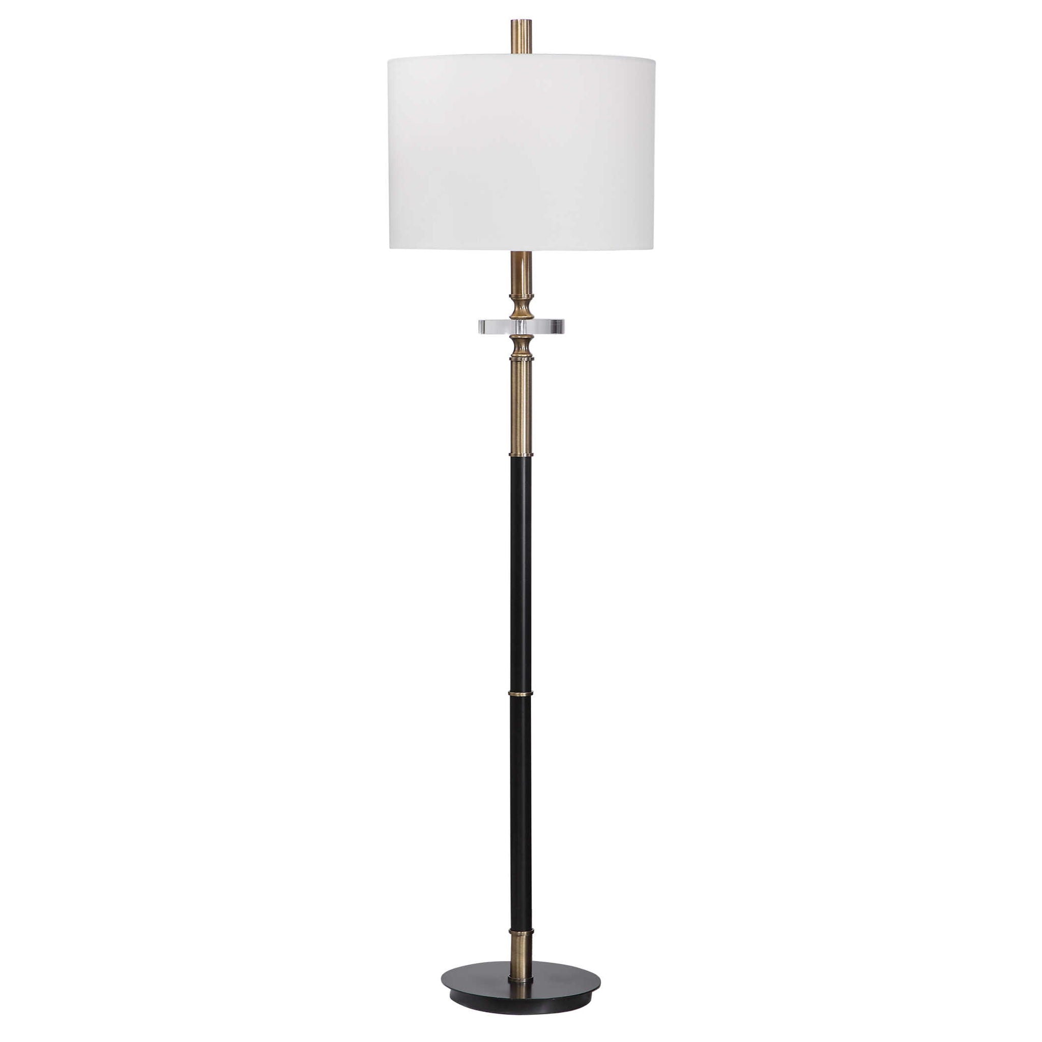 Maud - Floor Lamp - Aged Black - Image 1