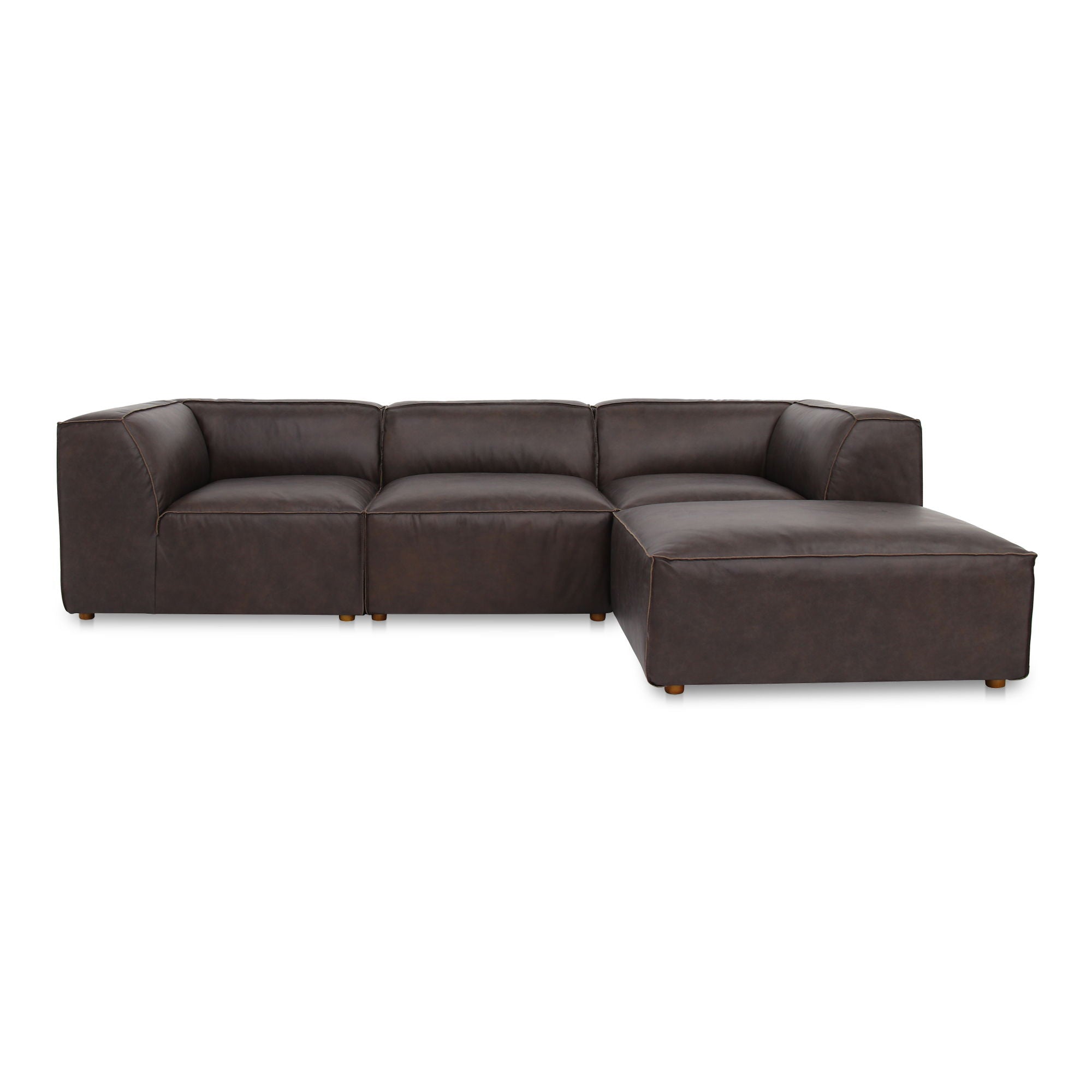 Form - Lounge Modular Sectional - Espresso Brown - Image 1