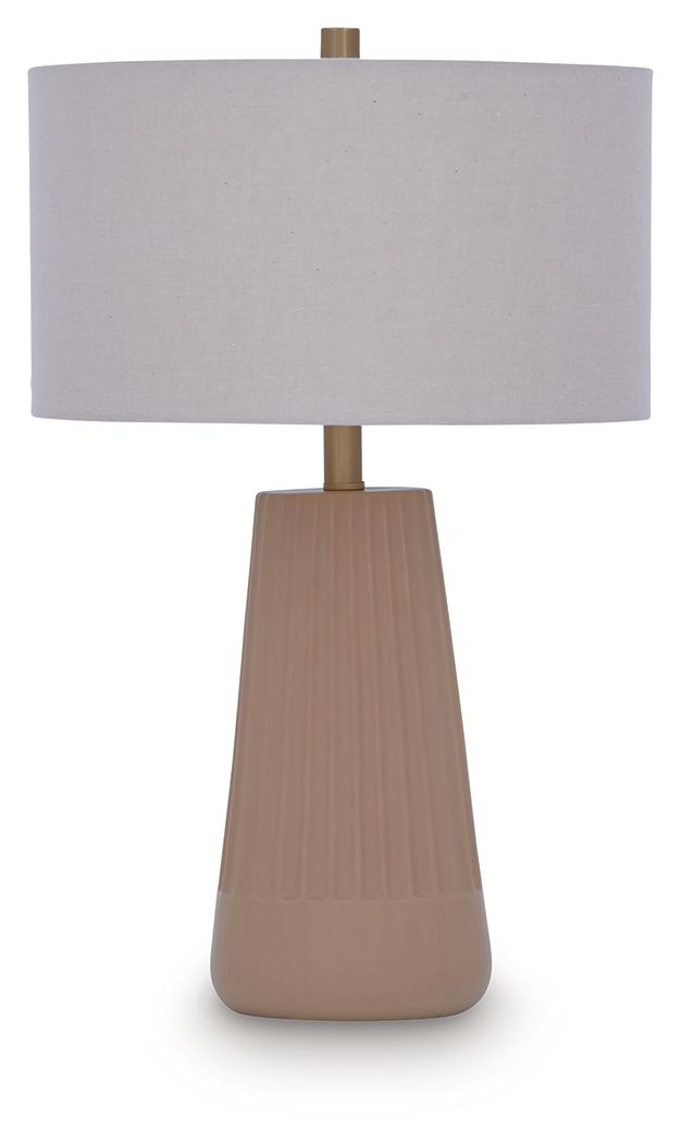 Dellner – Ceramic Table Lamp – Mocha