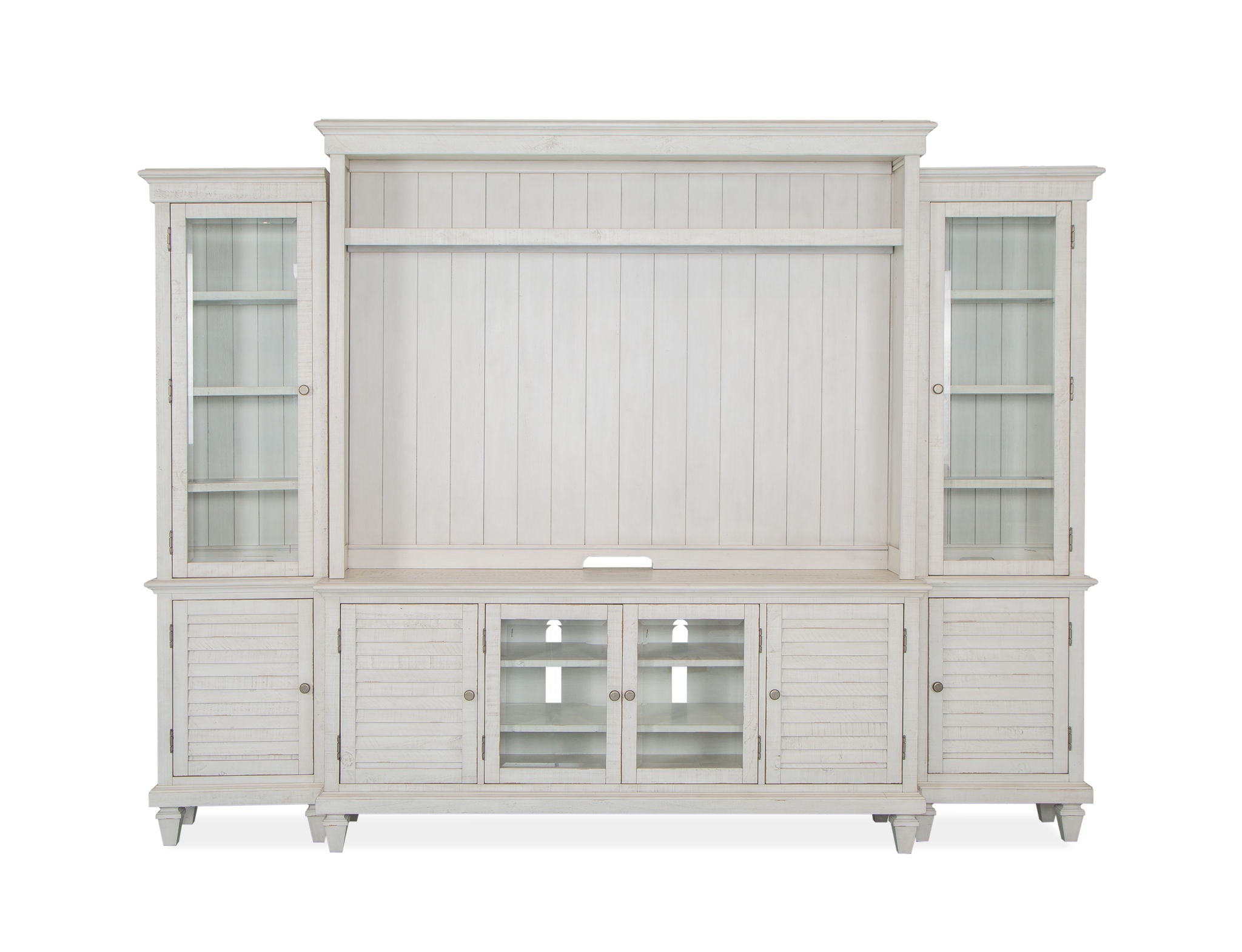 Newport – Entertainment Wall – Alabaster