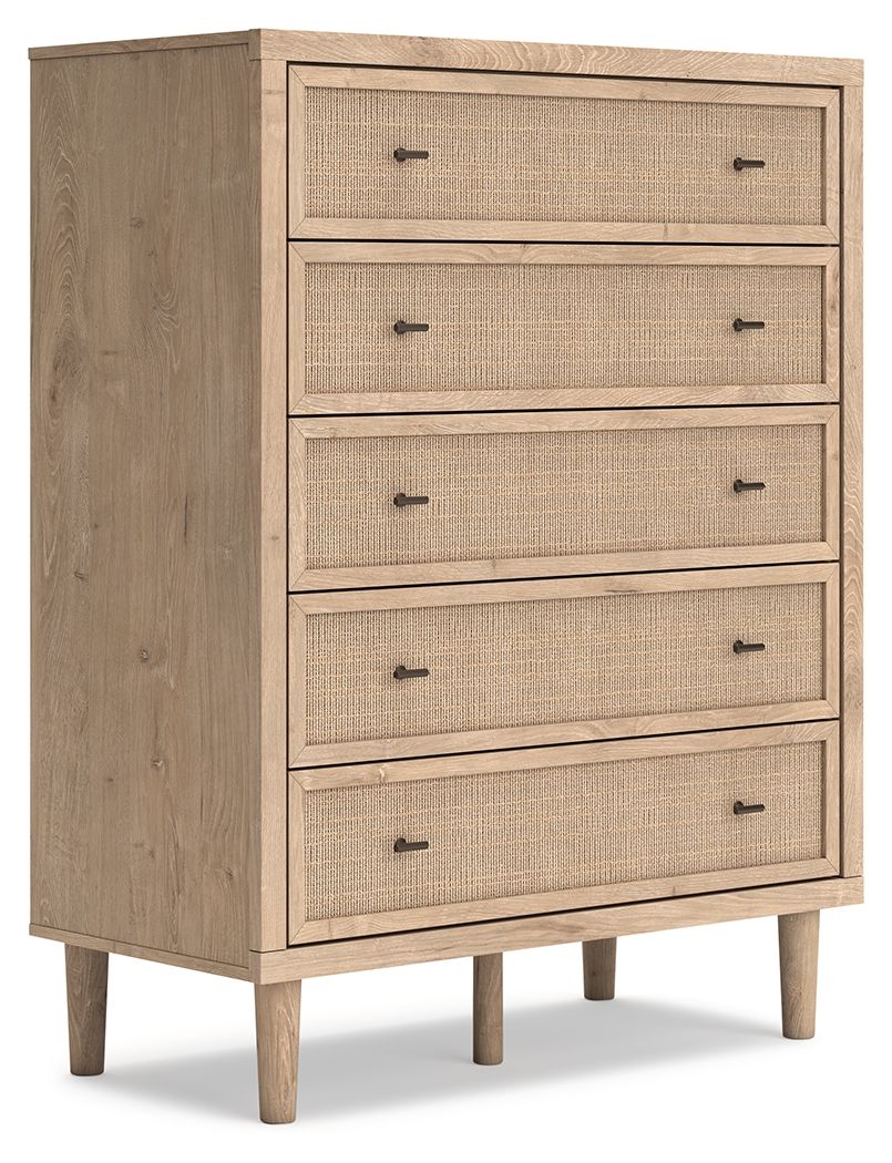 Cielden - Five Drawer Wide Chest - Two-Tone - Image 1