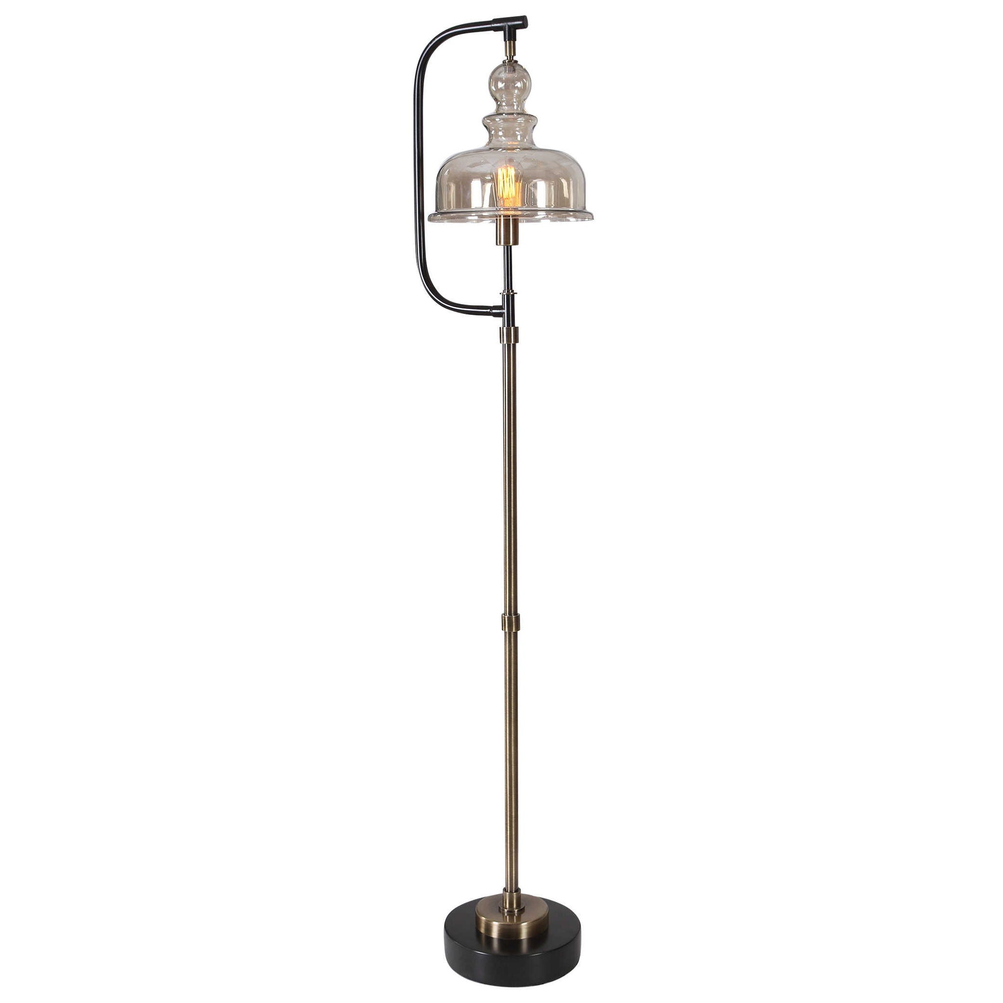 Elieser - Industrial Floor Lamp - Light Brown - Image 1