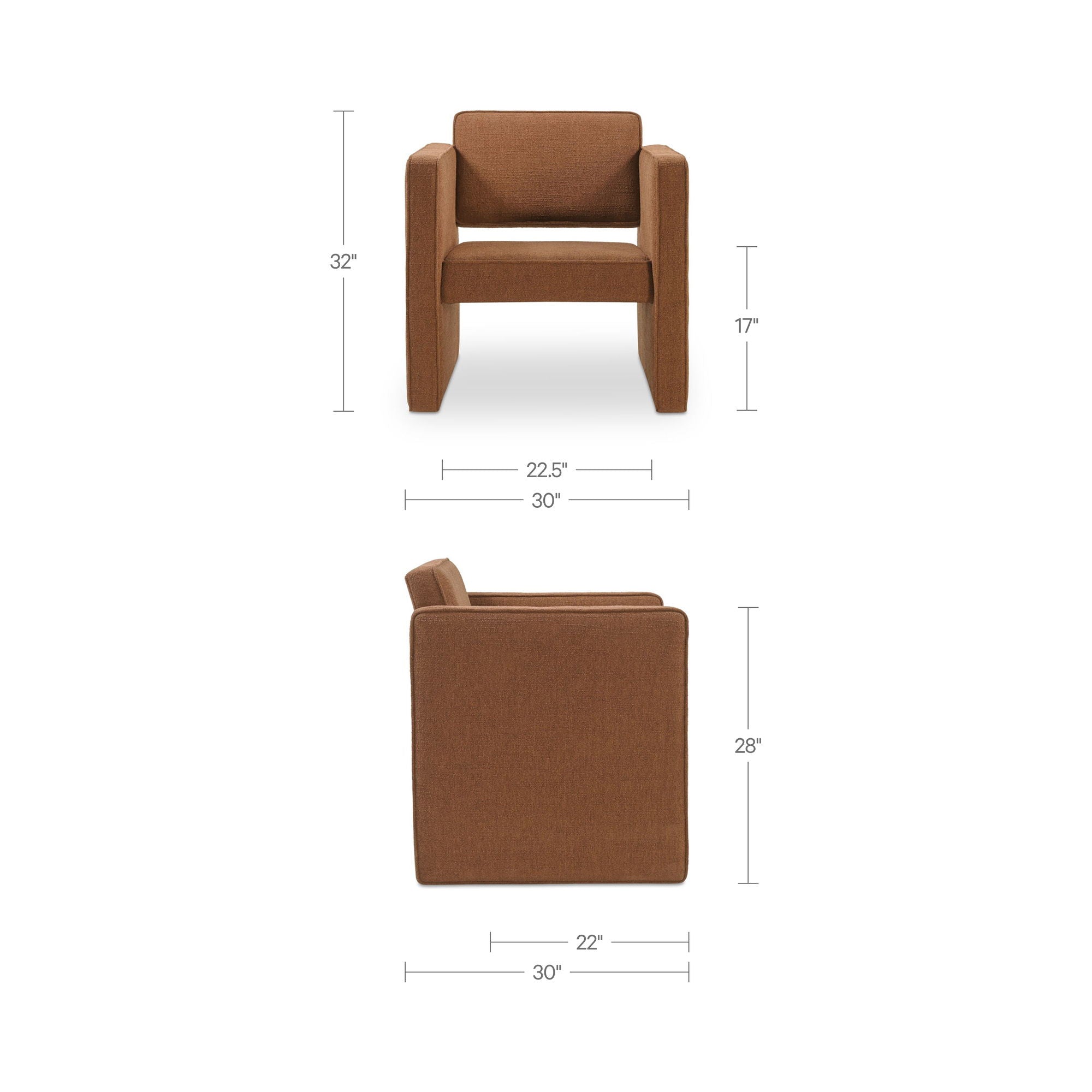 Harris - Accent Chair - Burgundy - Image 2