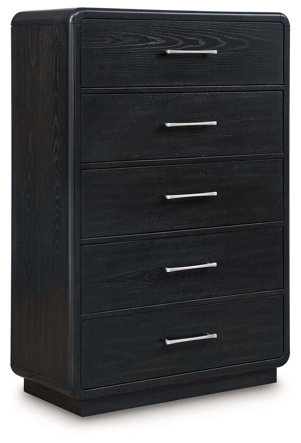 Rowanbeck - Five Drawer Chest - Black - Image 1