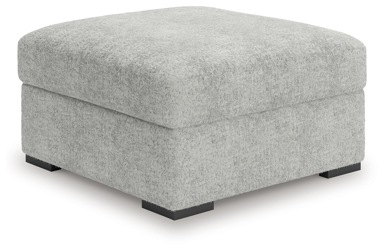 Cuddle Plush – Oversized Accent Ottoman – Arctic
