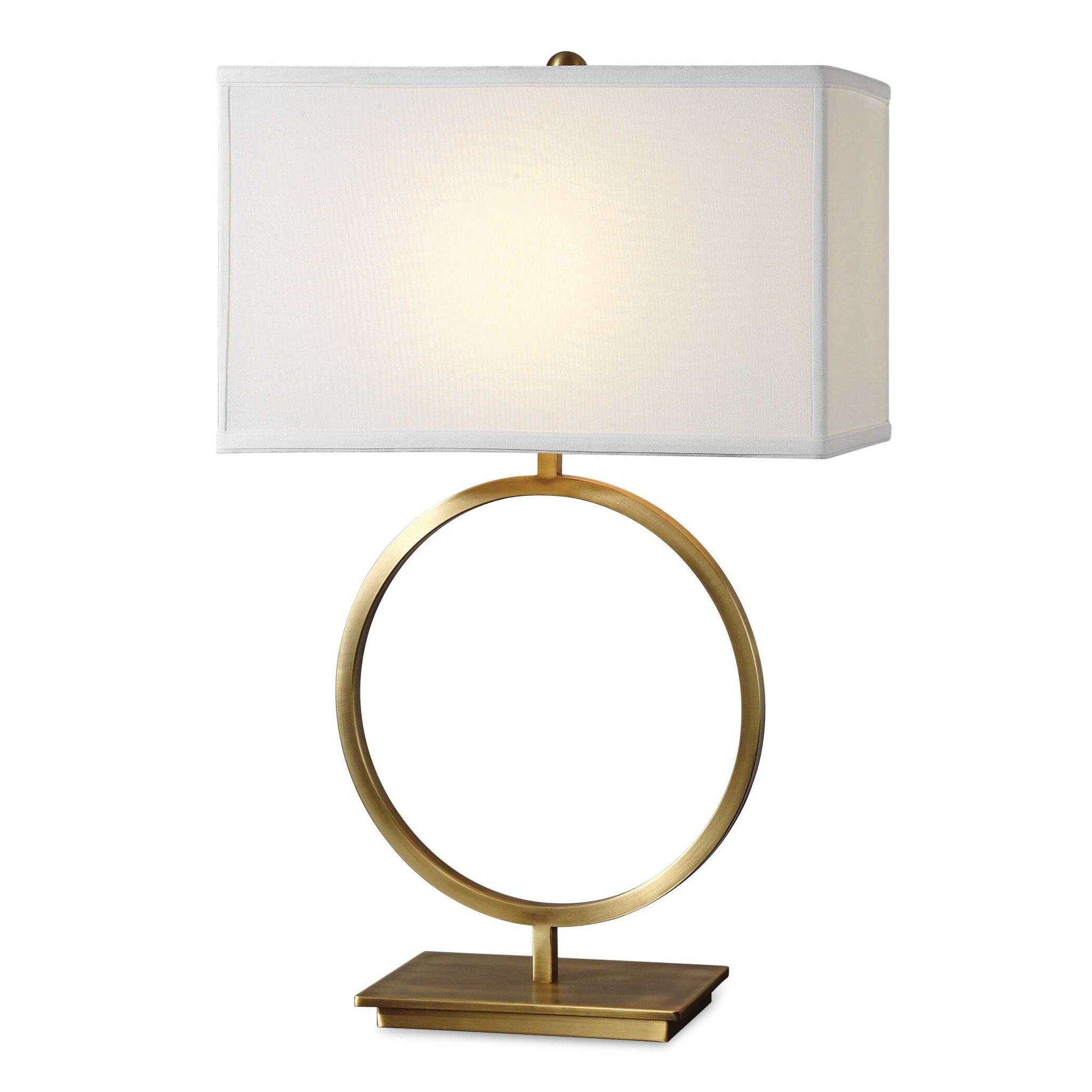 Duara - Circle Table Lamp - Gold - Image 1