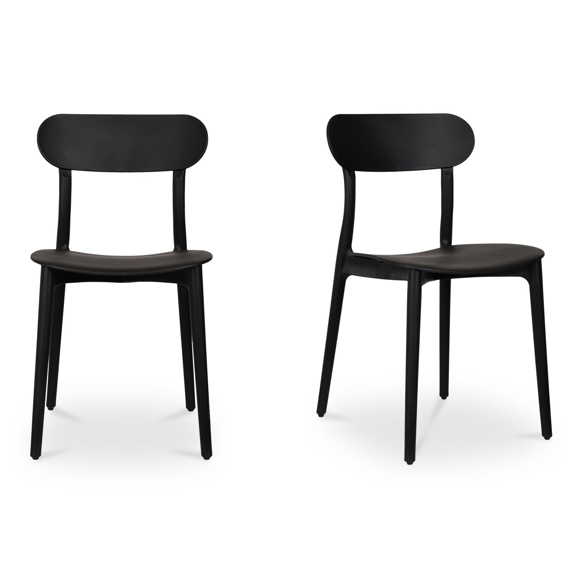 Kent - Outdoor Dining Chair (Set of 2) - Black - Image 1