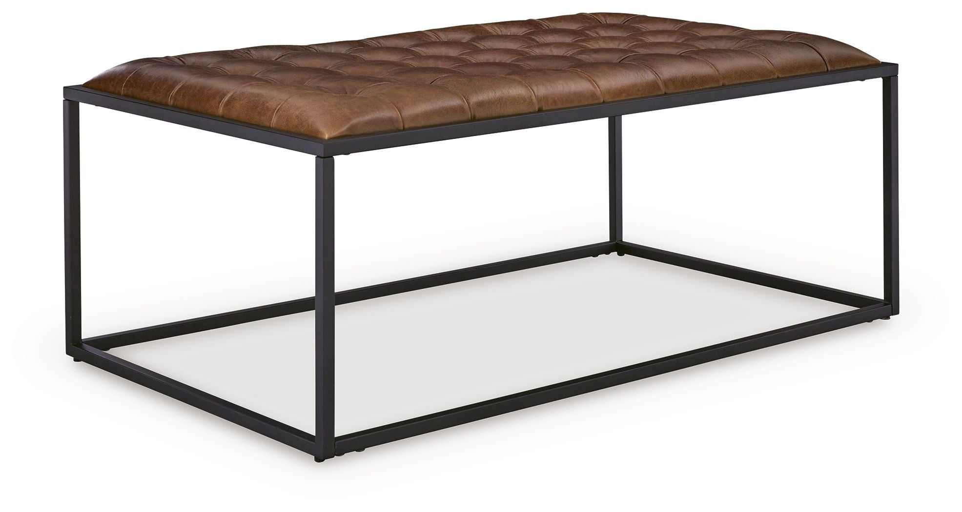 Junsor – Cocktail Ottoman – Brown / Black