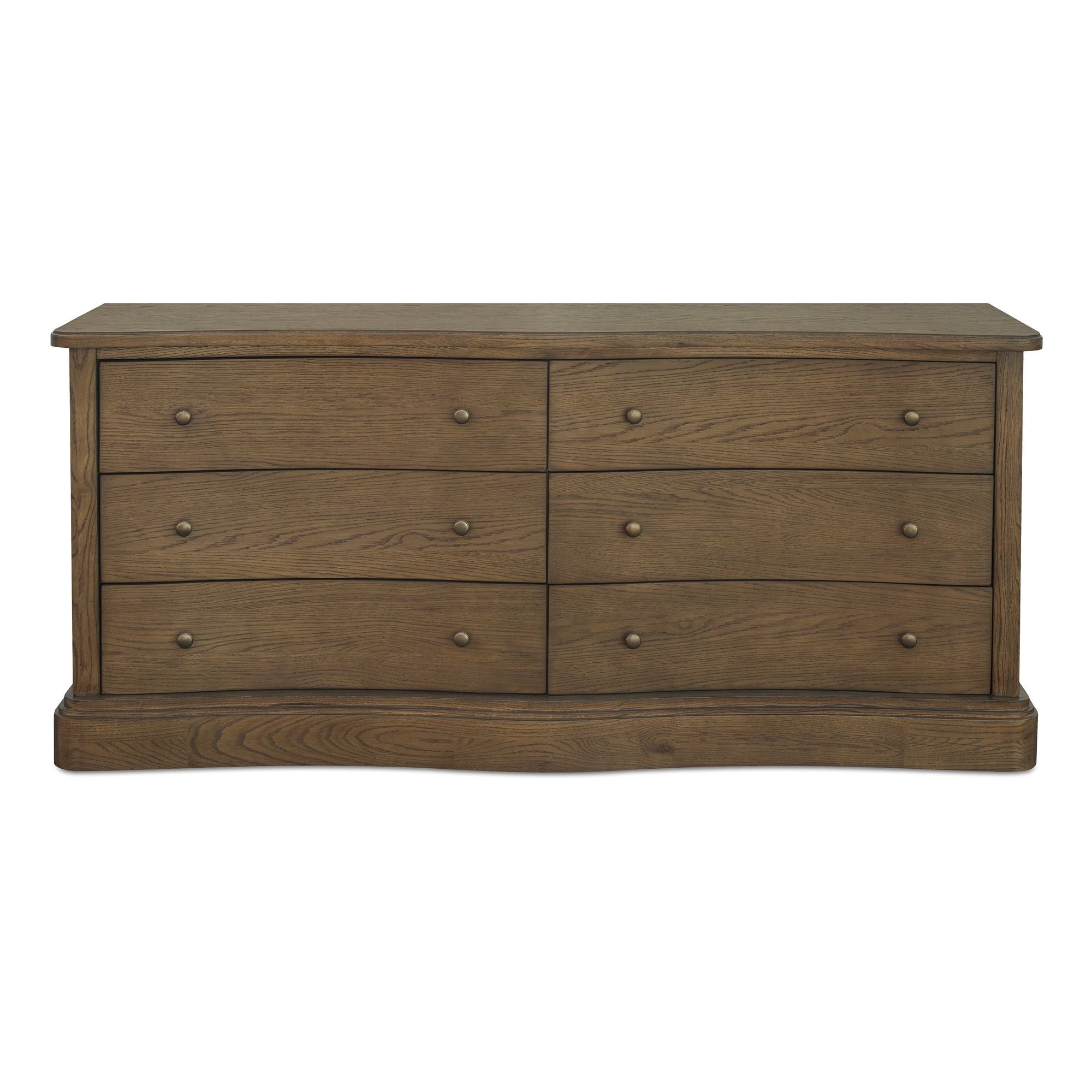 Clarence - 6 Drawer Dresser - Warm Brown - Image 1
