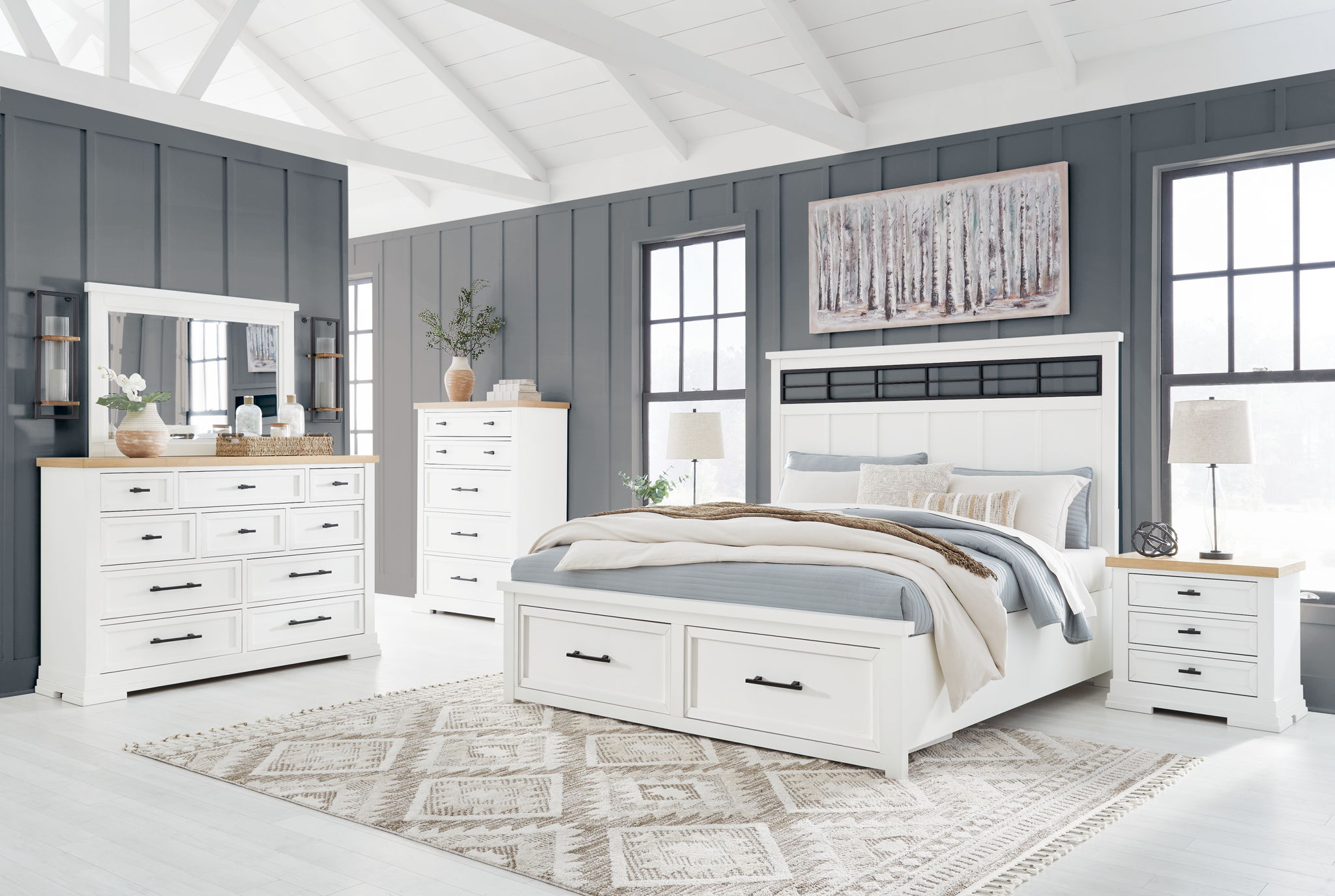 Ashbryn – Panel Storage Bedroom Set