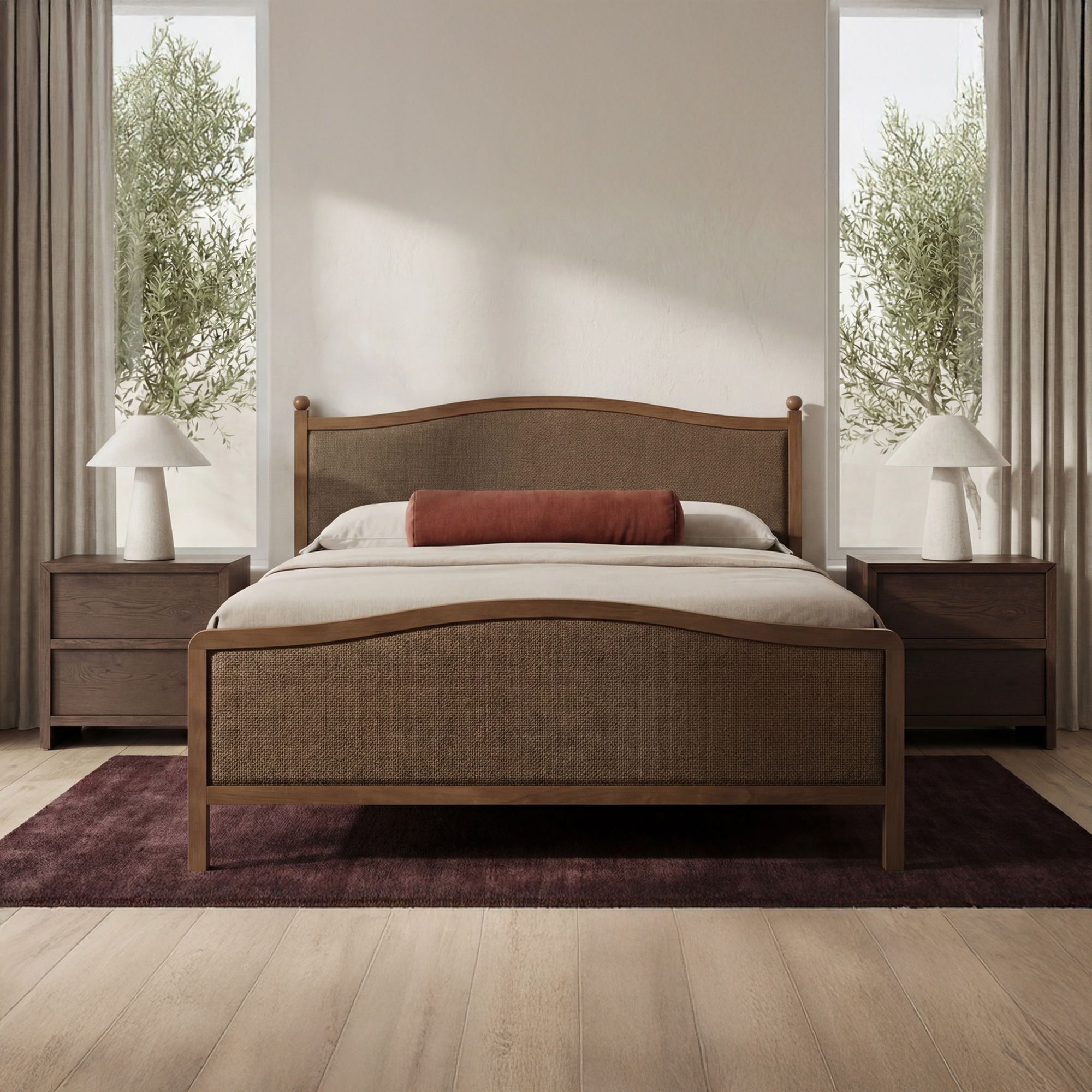 Eve – Queen Bed – Brown