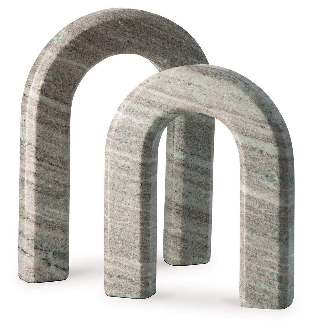 Keithton – Sculpture Set (Set of 2) – Taupe
