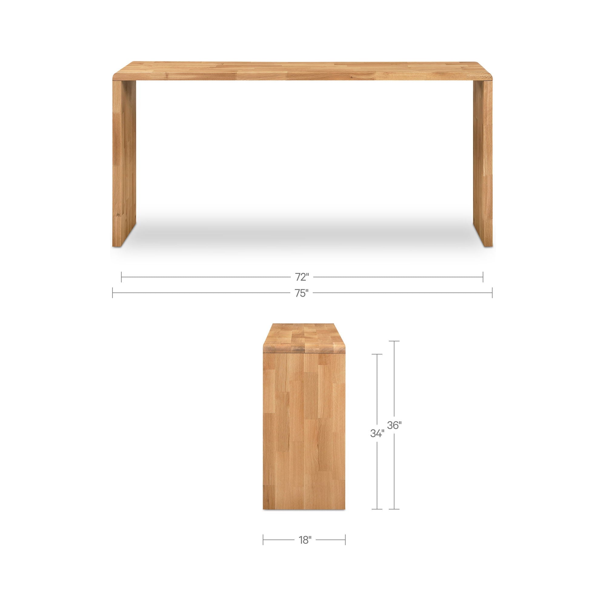 Carrie - Counter Table - Natural - Image 2