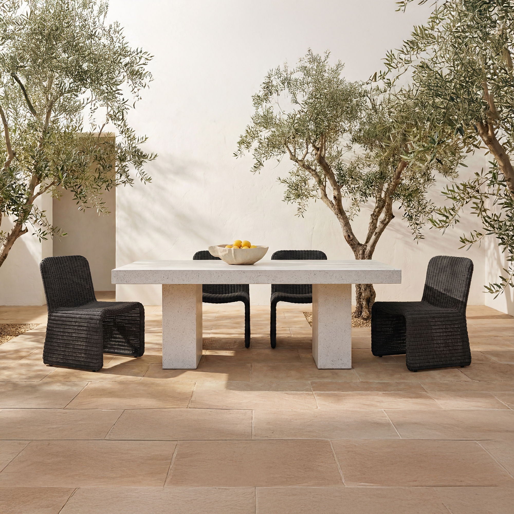 Ella – Outdoor Dining Chair (Set of 2) – Charcoal / Gray