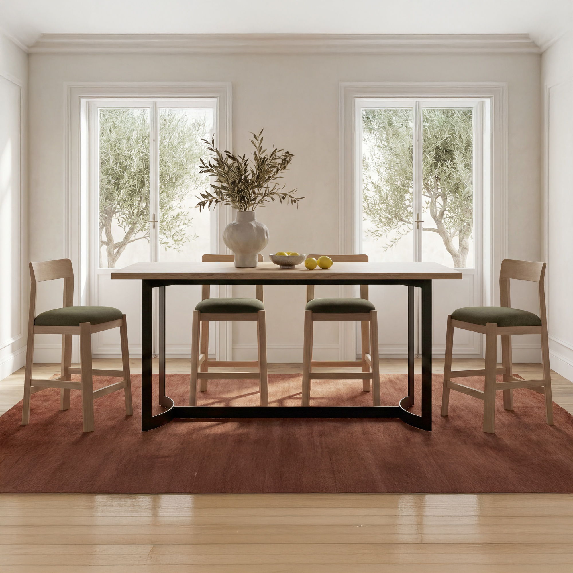 Bent - Counter Table - Oak / Natural - Image 1