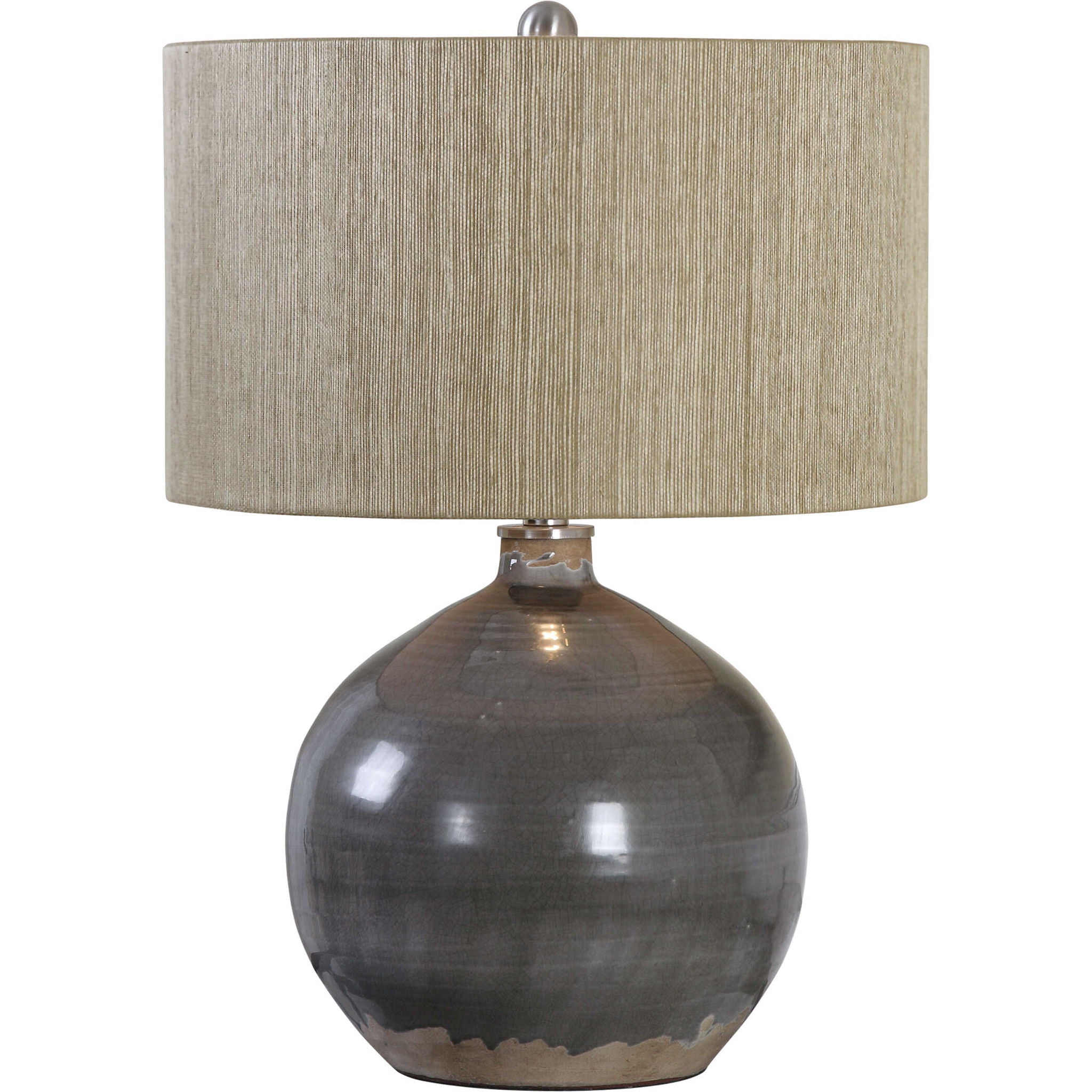 Vardenis - Ceramic Lamp - Gray - Image 1