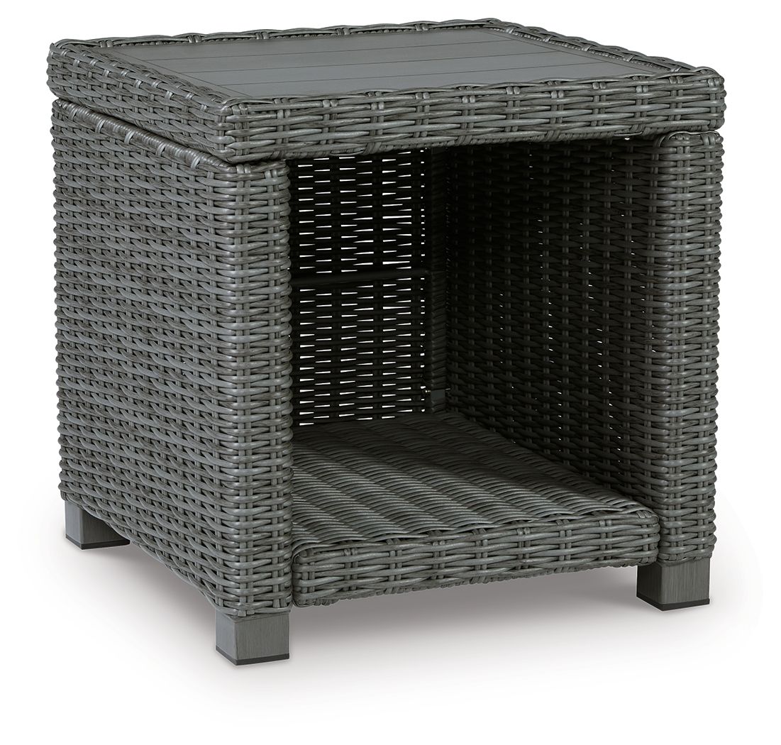 Elite Park - Square End Table - Gray - Image 1