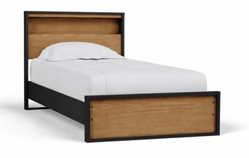Kozmour - Bookcase Complete Bed Frame - Image 1