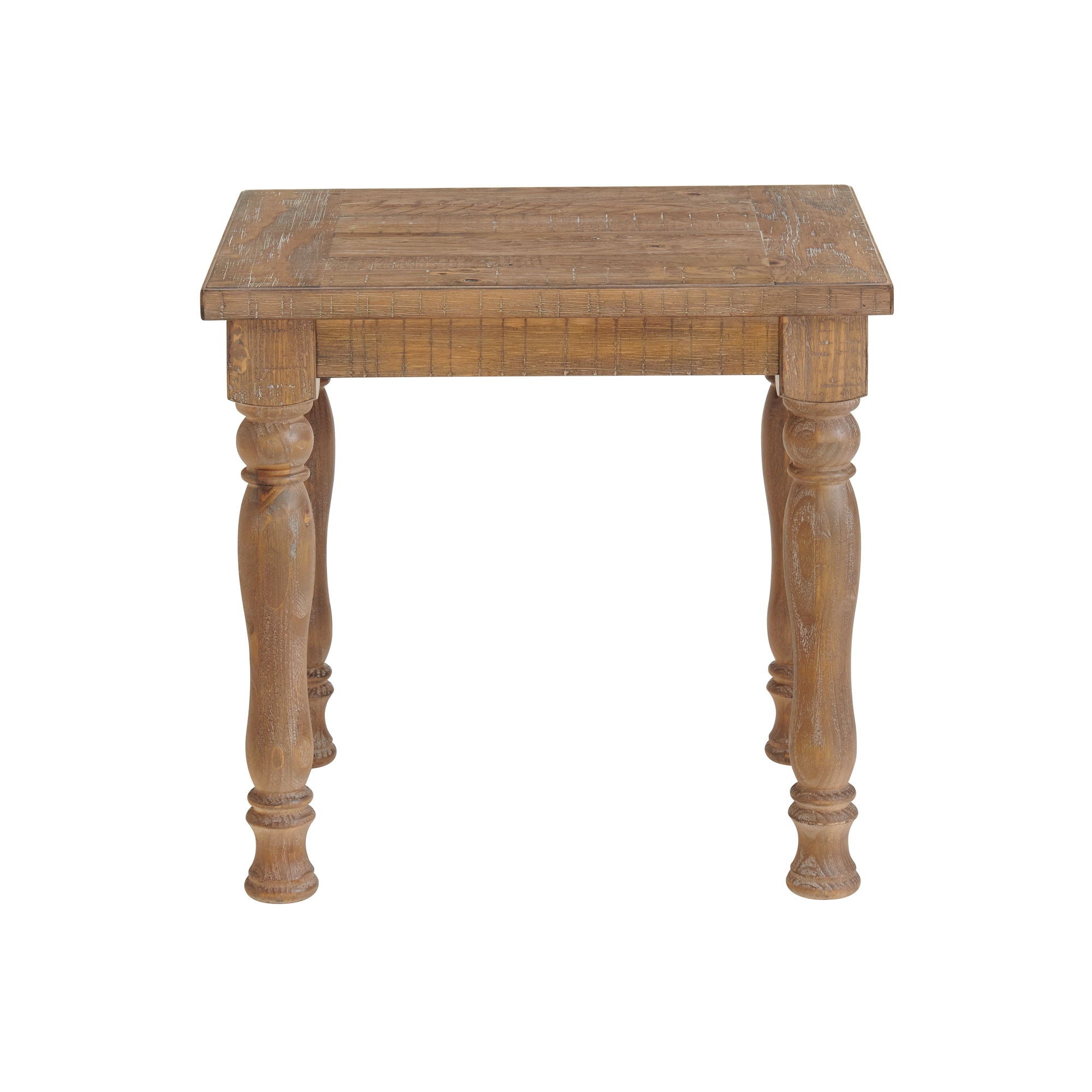 Highland - End Table With Turned Legs - Sandwash - Image 2
