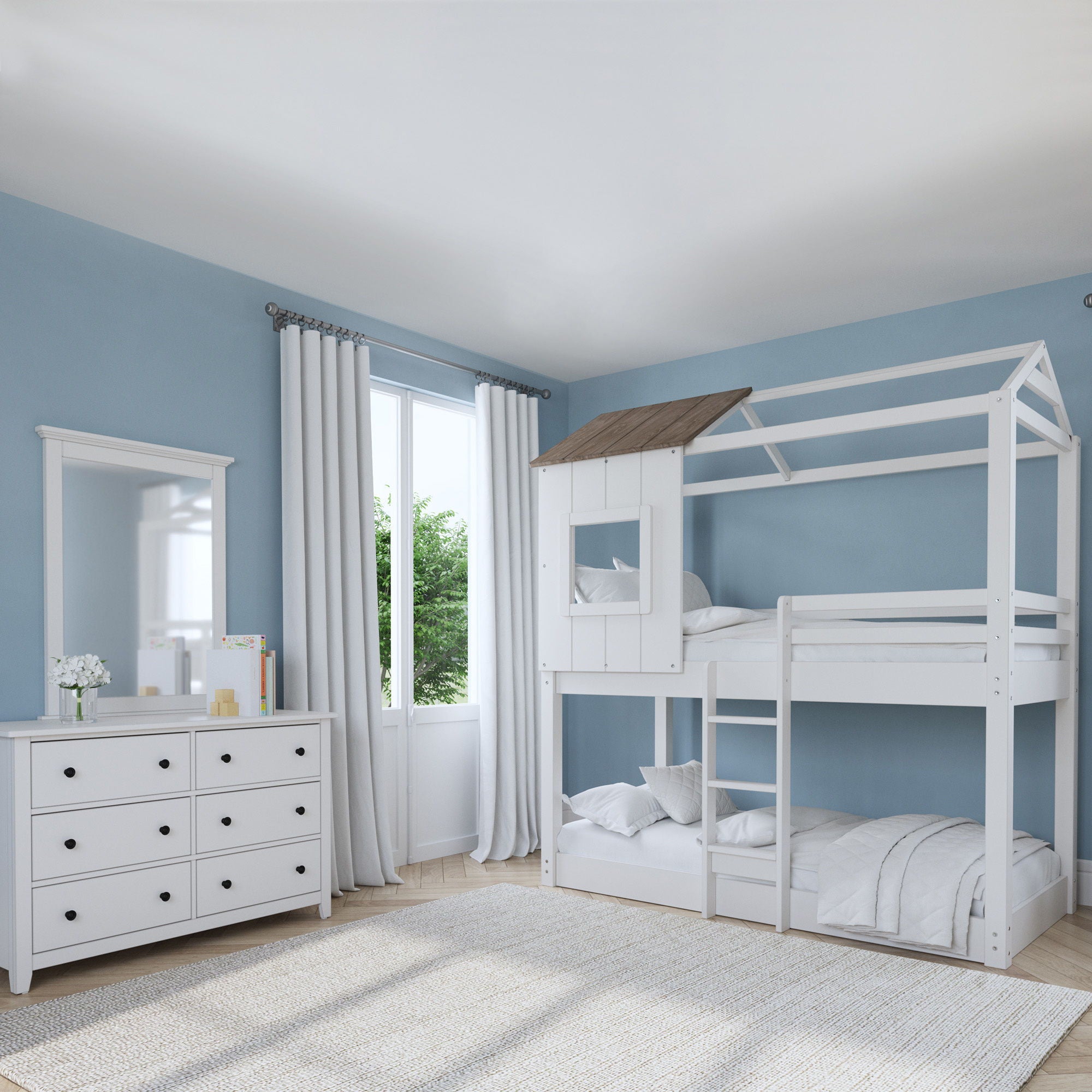 Lodge - Mirror - Cream - Image 2