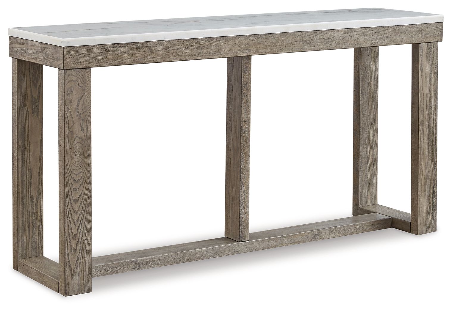 Loyaska - Sofa Table - Brown / Ivory - Image 1