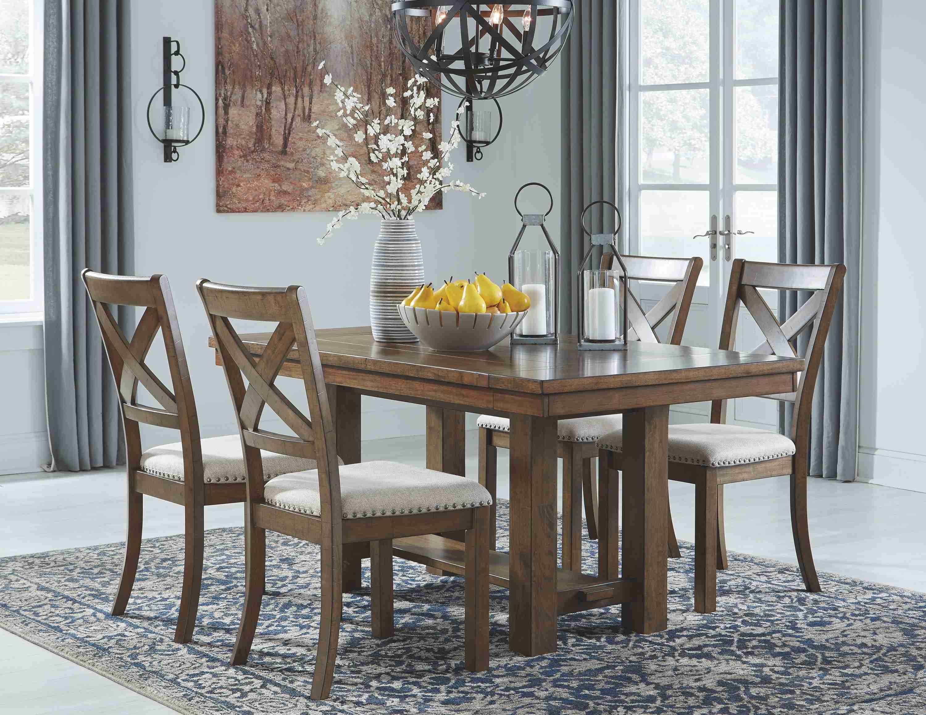 Moriville – Rectangular Dining Table Set