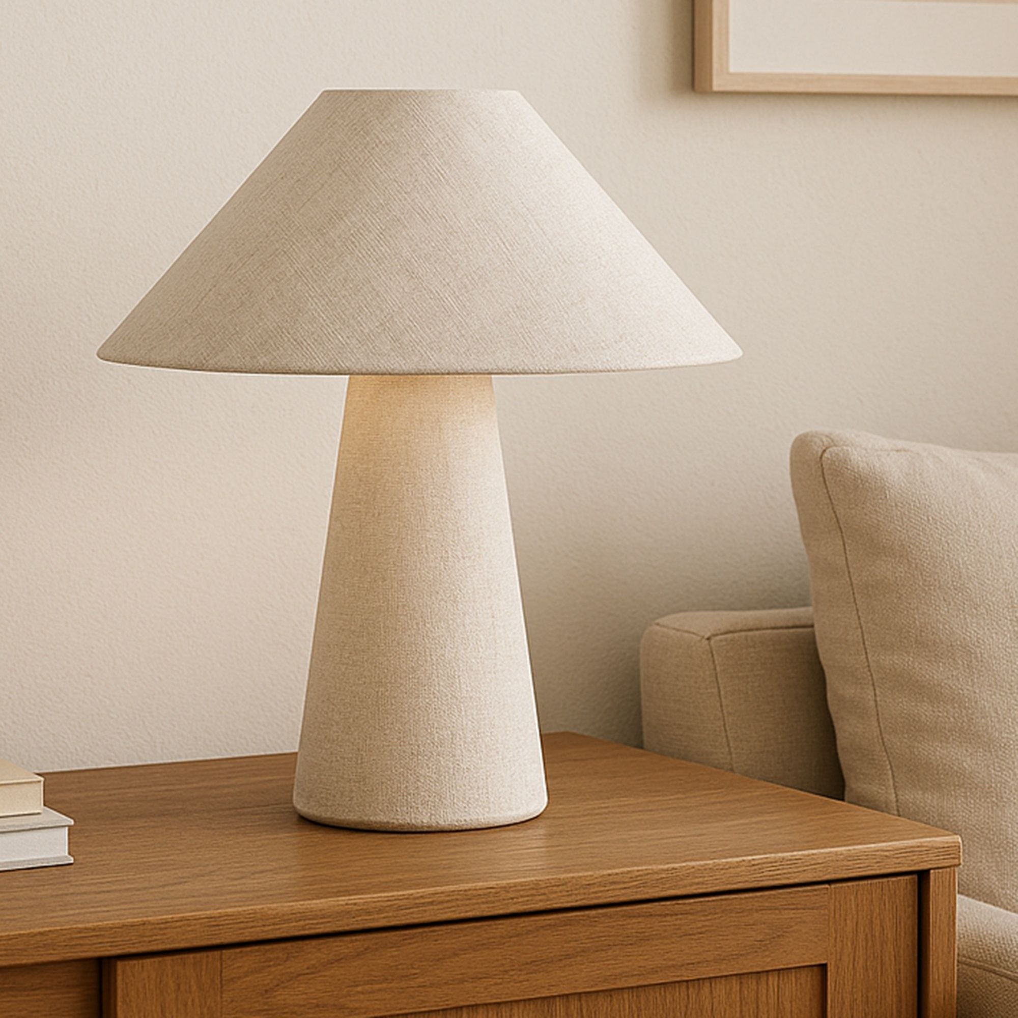 Nori - Table Lamp - Flecked White - Image 3