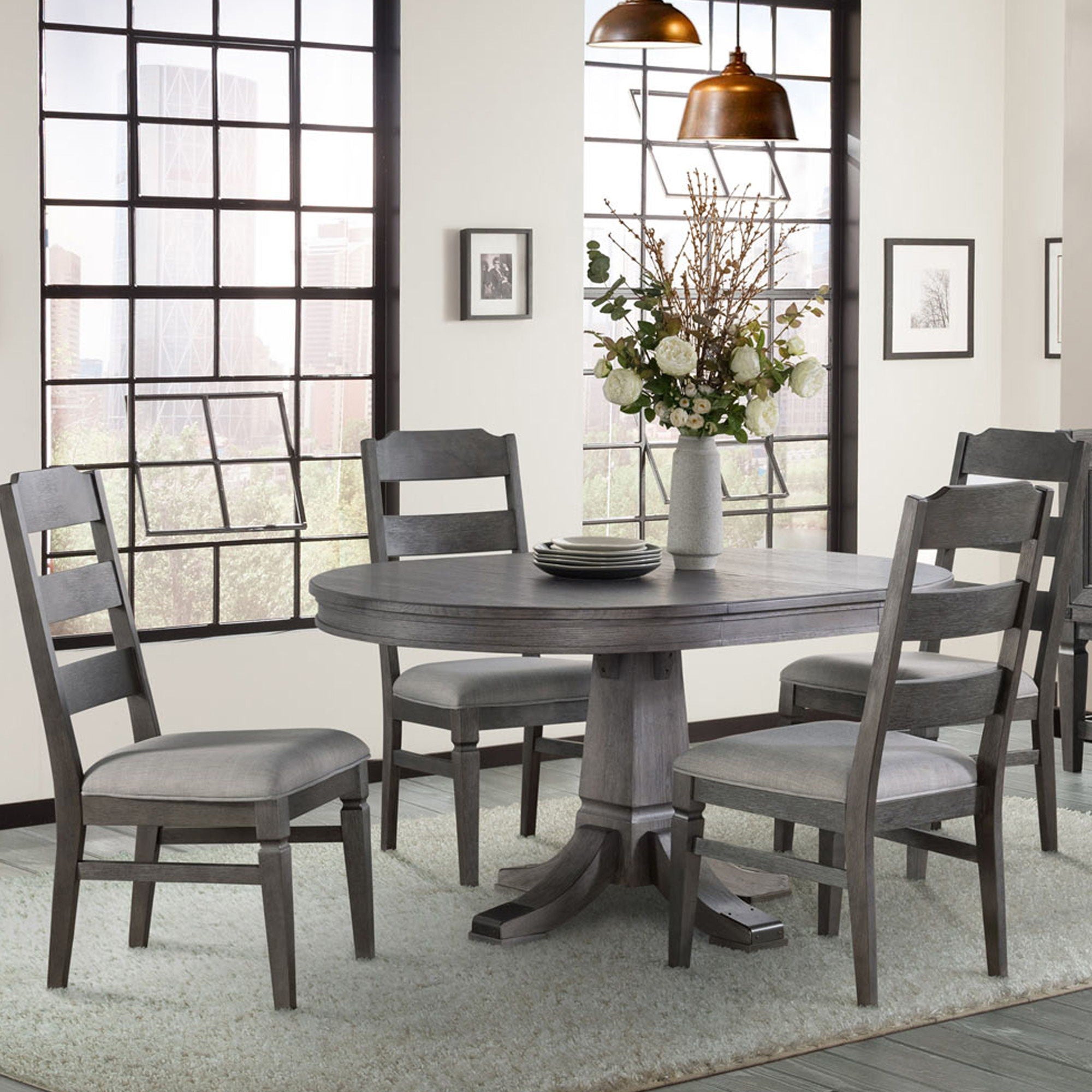 Foundry - Ladder Chair - Brushed Pewter - Image 3