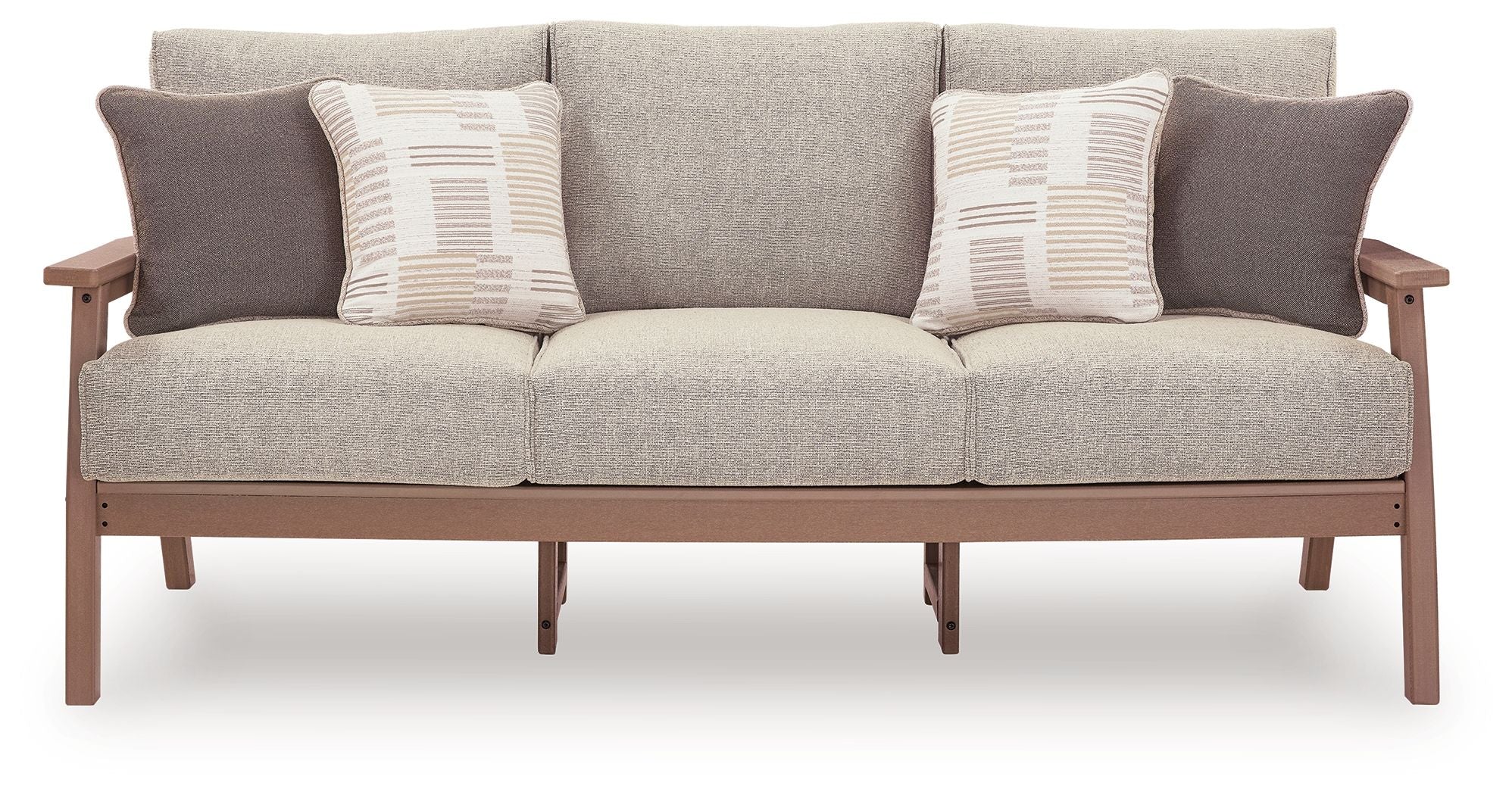 Grover Beach - Sofa With Cushion - Driftwood - Image 3