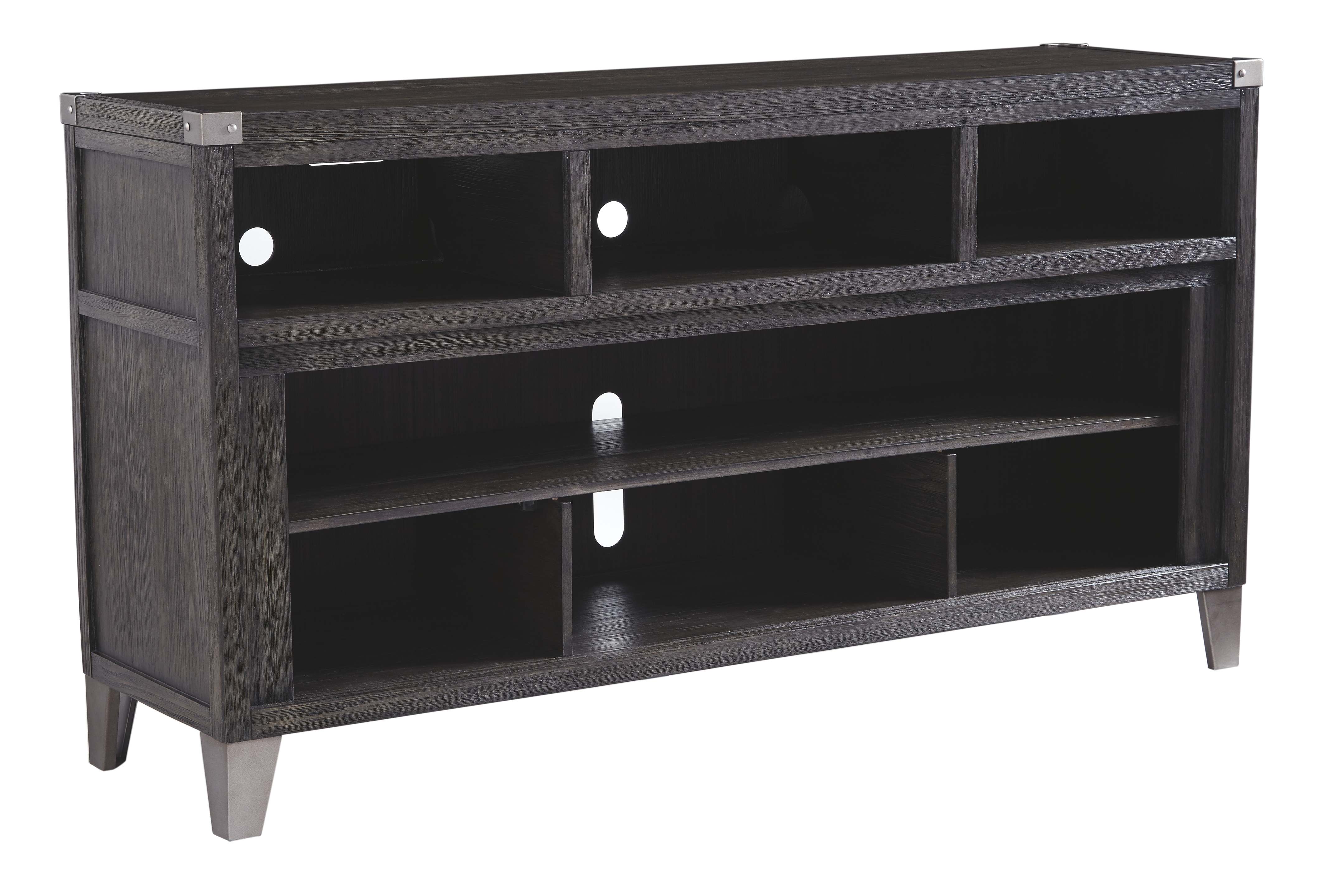 Todoe - LG TV Stand w/Fireplace Option - Gray - Image 1