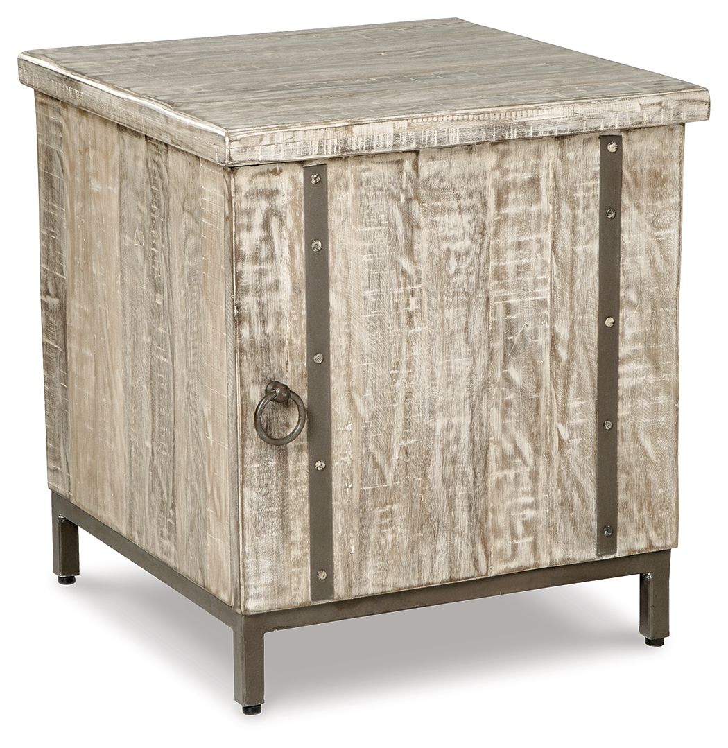 Laddford - Accent Cabinet - Shelf - Whitewash - Image 1