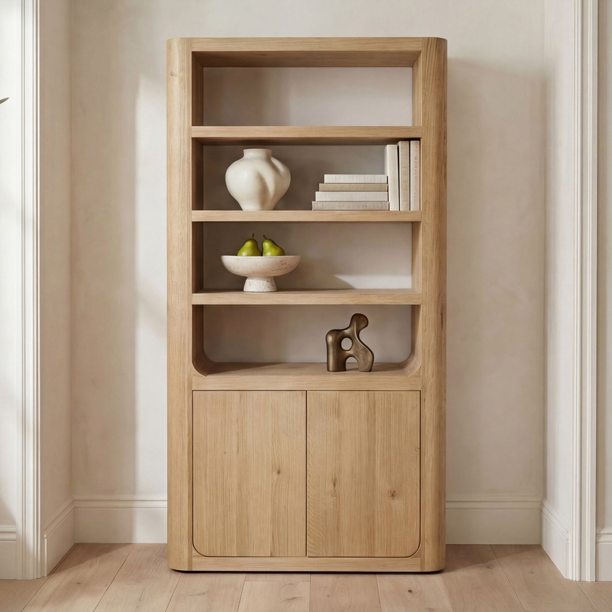 Blake – Tall Cabinet Rustic – Oak / Natural