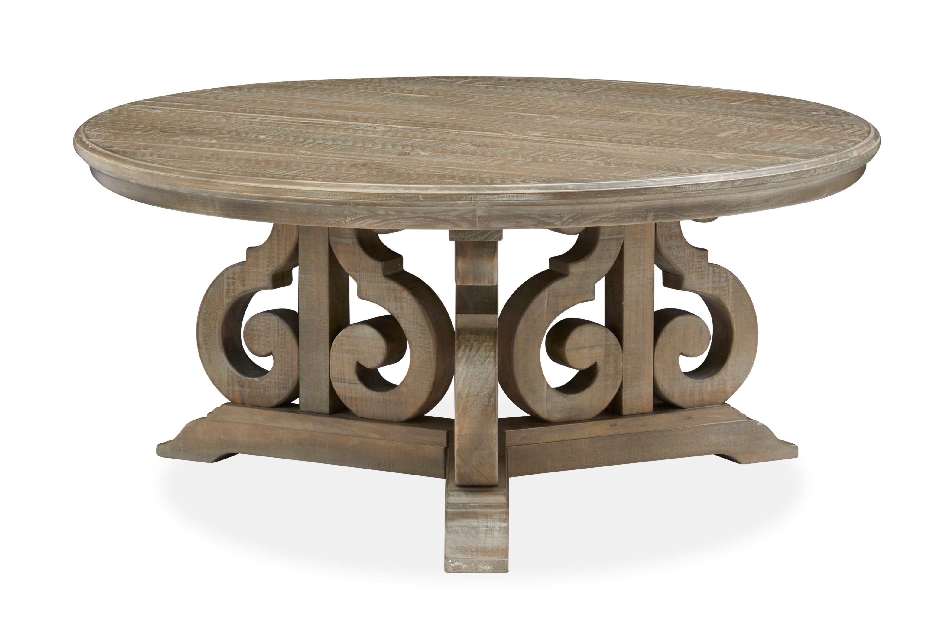 Tinley Park - Round Cocktail Table - Dove Tail Gray - Image 1