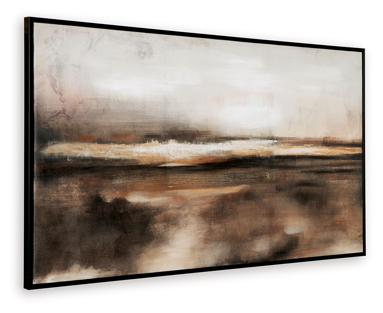 Drewland - Wall Art - Black / Brown / Orange - Image 1