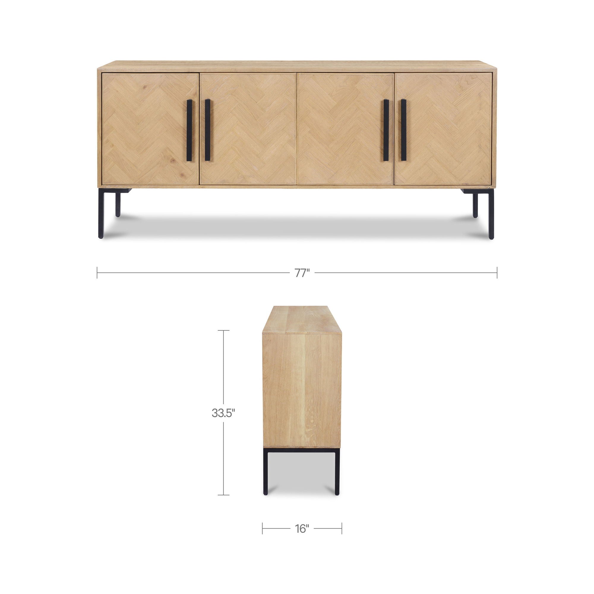 Fishbone - Sideboard - Natural - Image 2